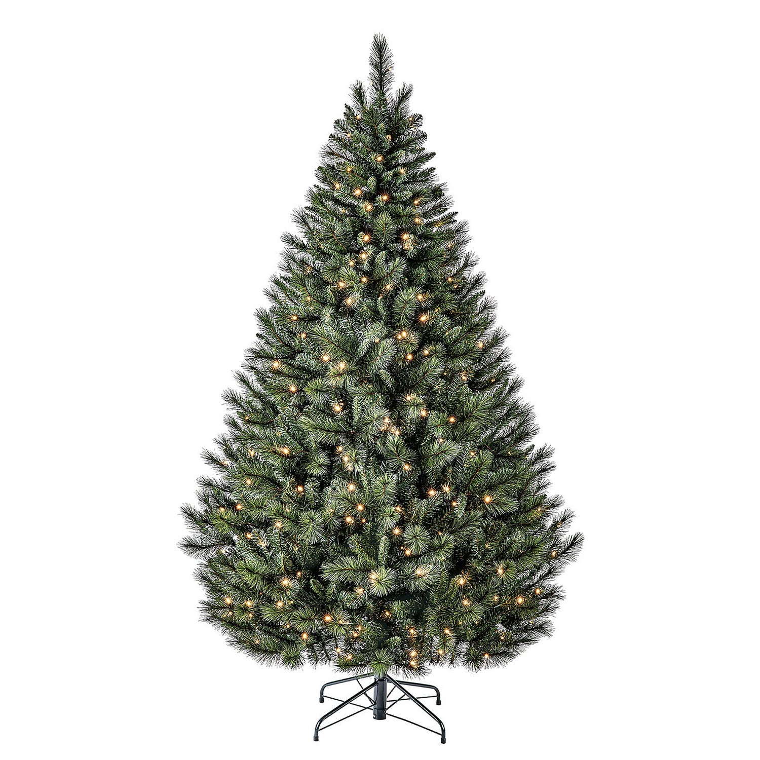 7ft Vermont Pine Pre lit Artificial Christmas Tree Homebase
