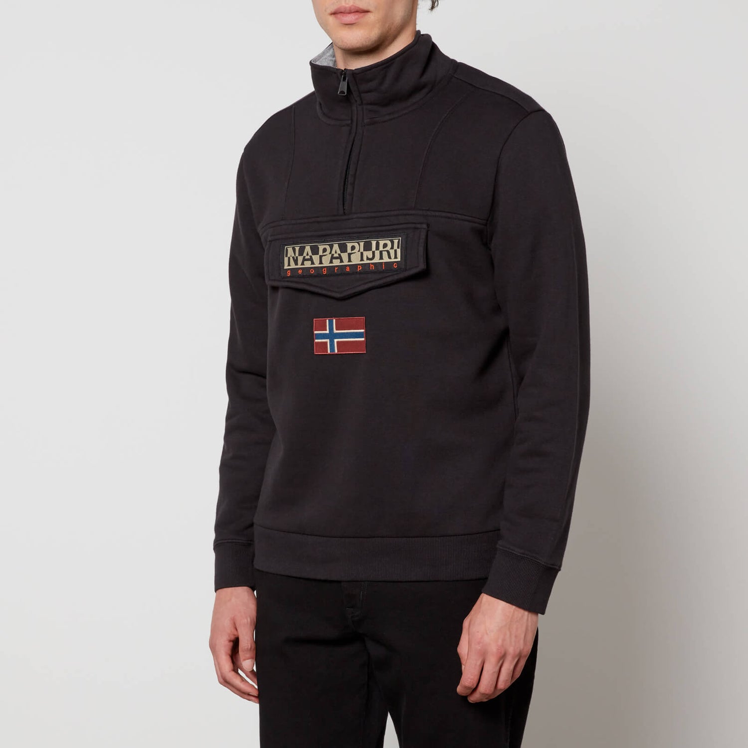 Napapijri Burgee Cotton-Blend Sweatshirt