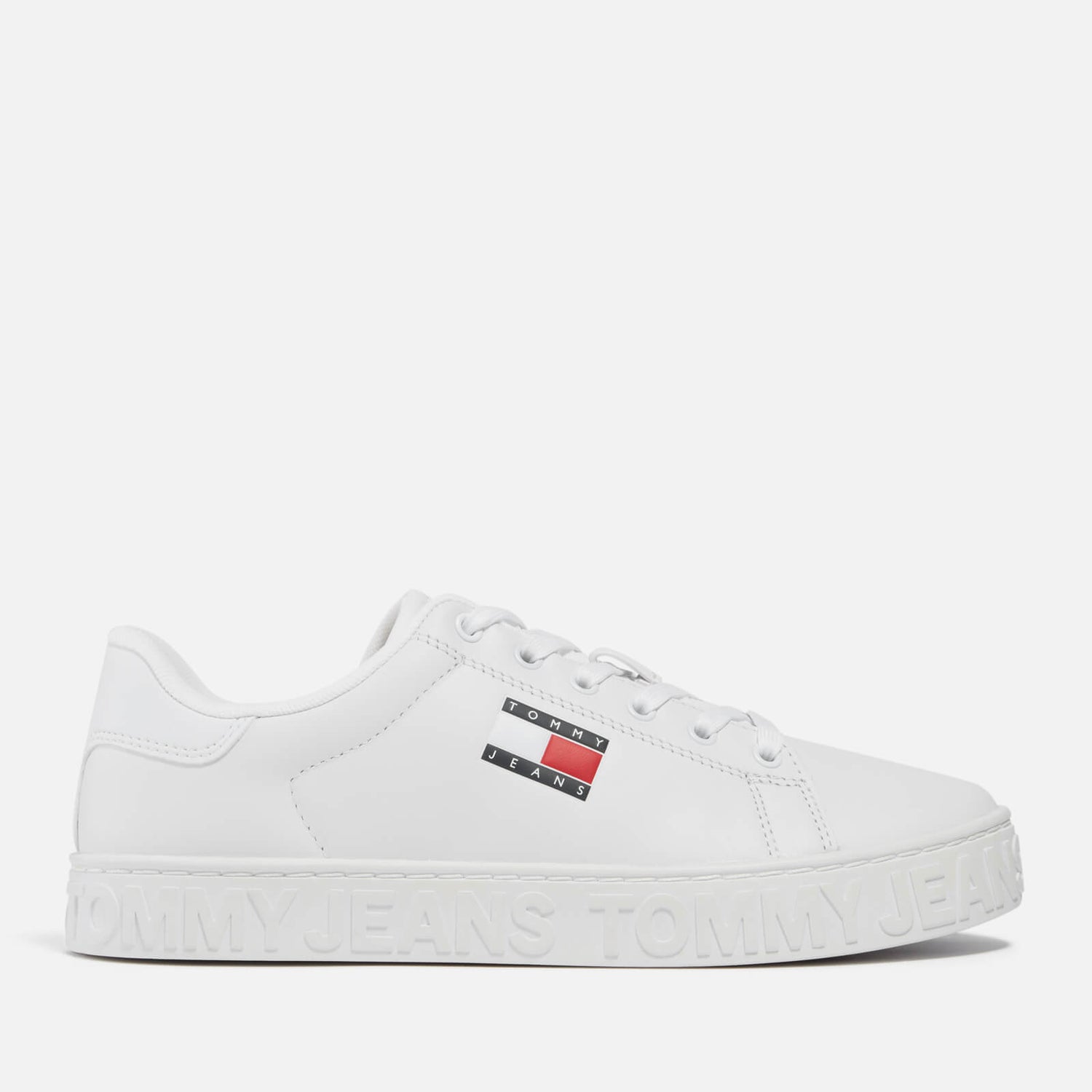 Tommy Jeans Cool Low Top Leather Trainers - UK 3