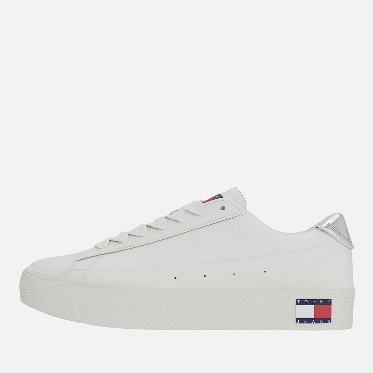 Tommy Jeans Women's Leather Vulcanised Trainers - UK 3
