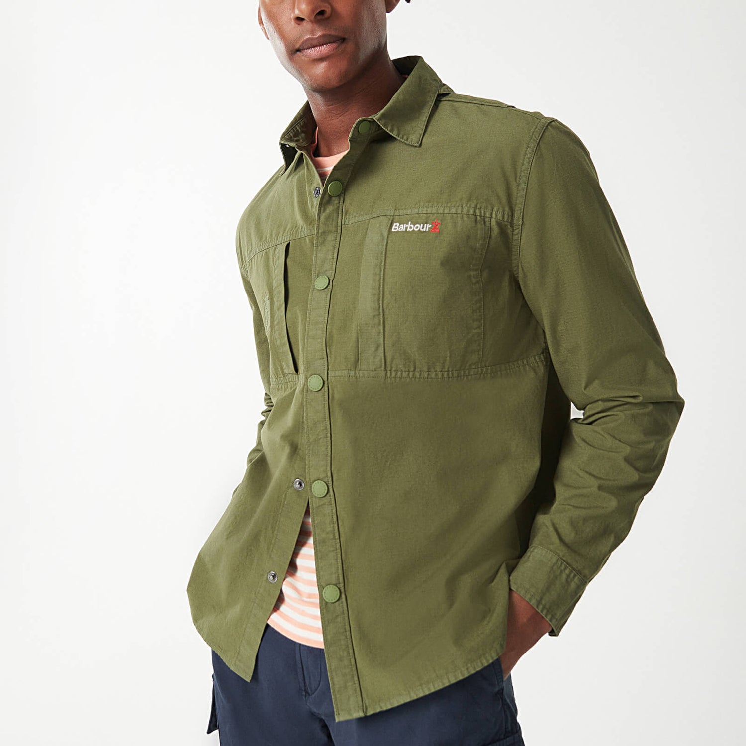 Barbour Heritage Annan Cotton-Ripstop Overshirt - S