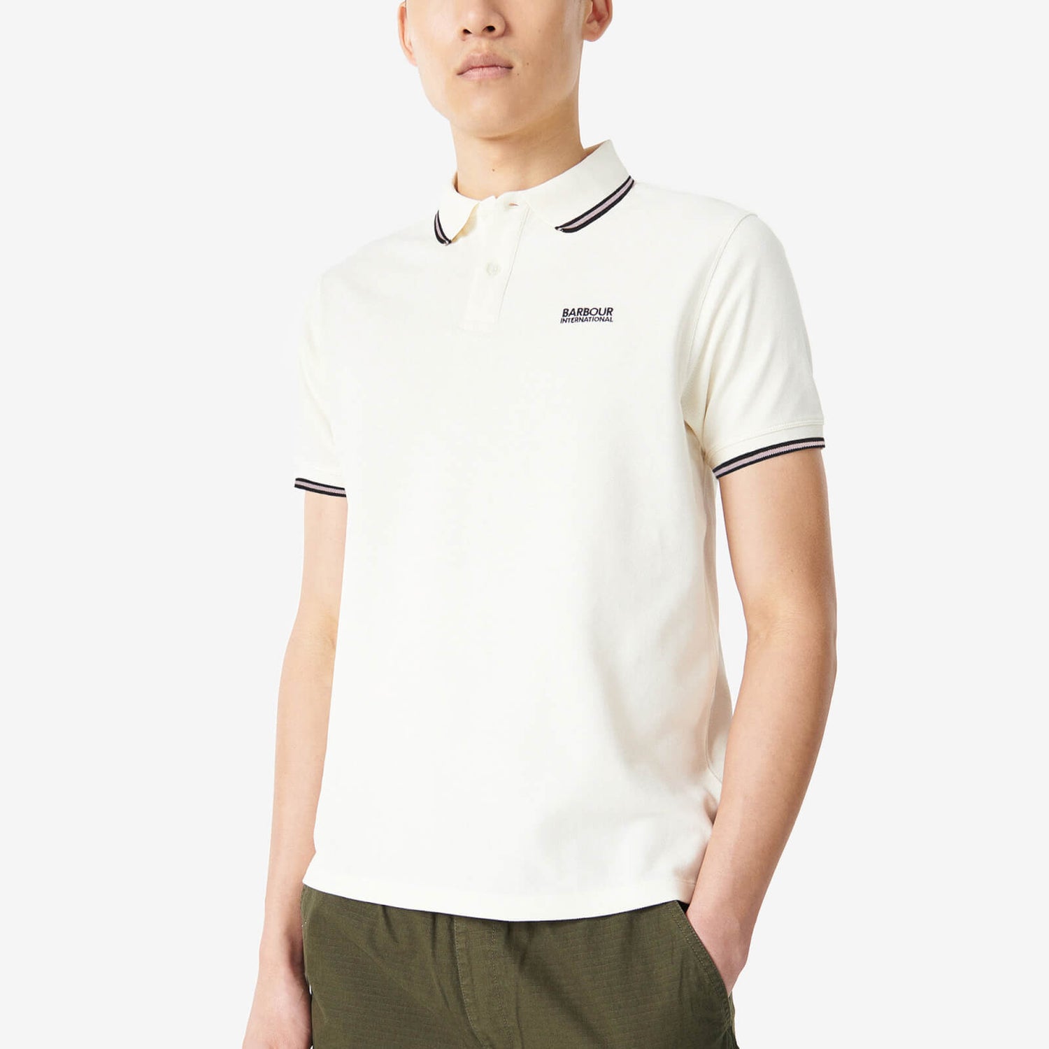 Barbour International Rider Cotton-Piqué Polo Shirt