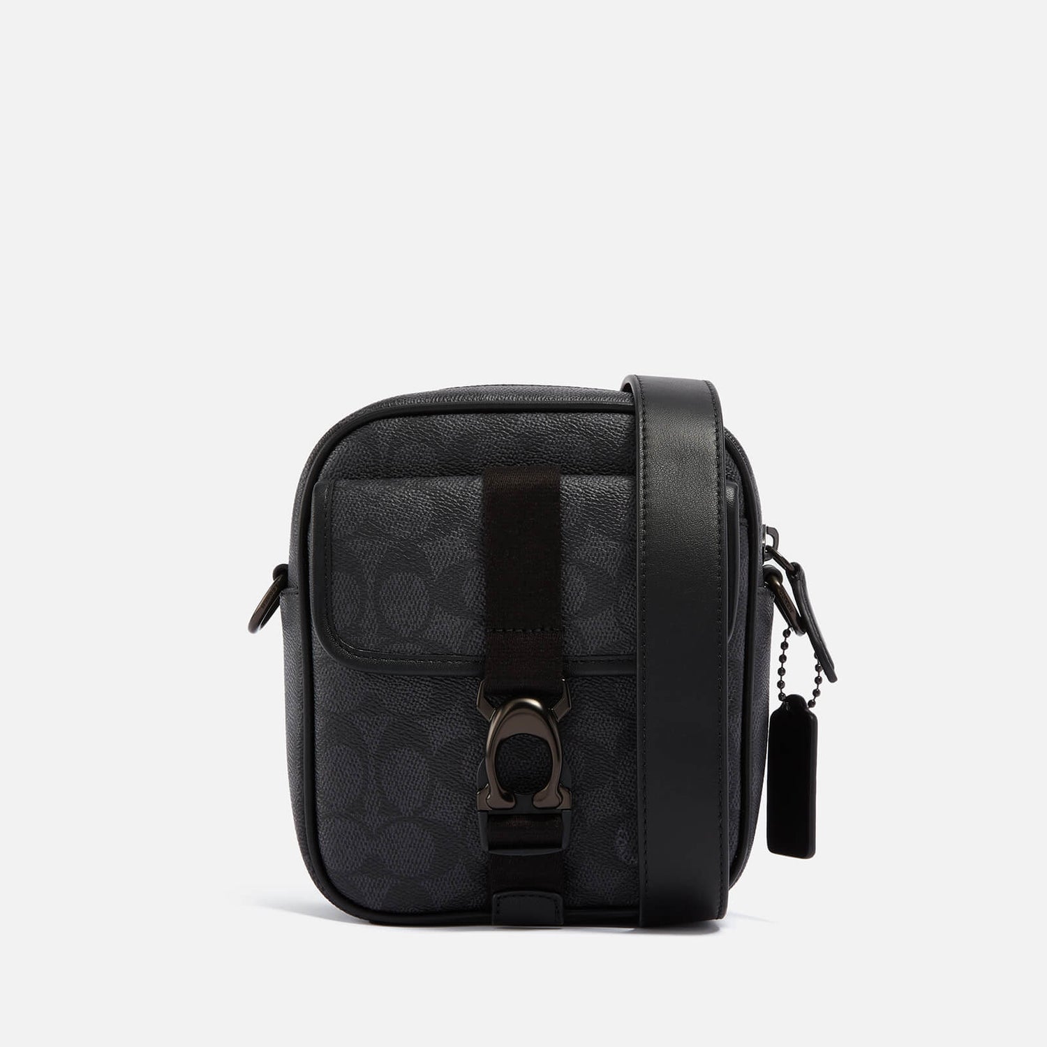 Coach Beck Monogram Leather Messenger Bag