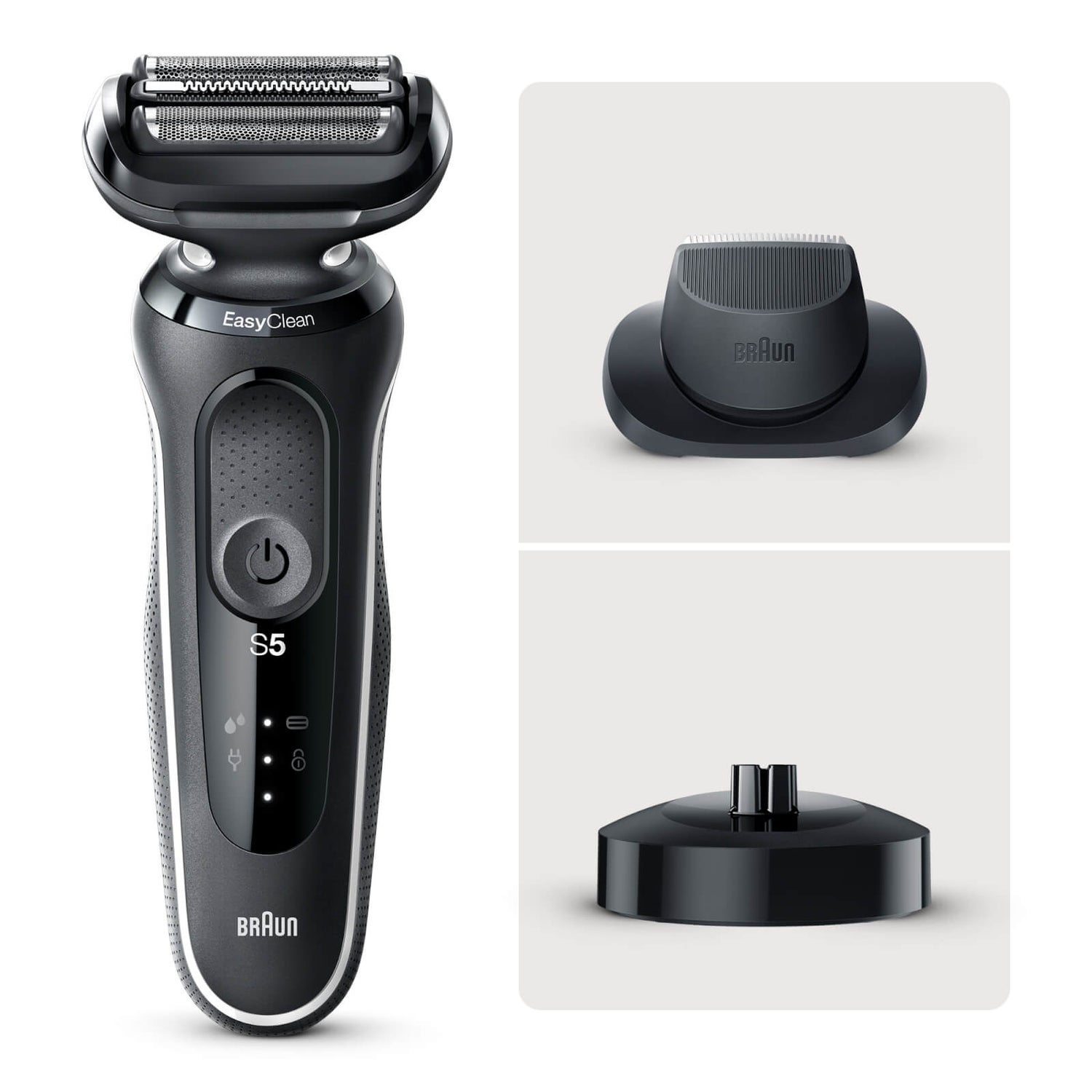 Braun Series 5 50-W4200cs Electric Shaver for Men with Charging Stand, Precision Trimmer