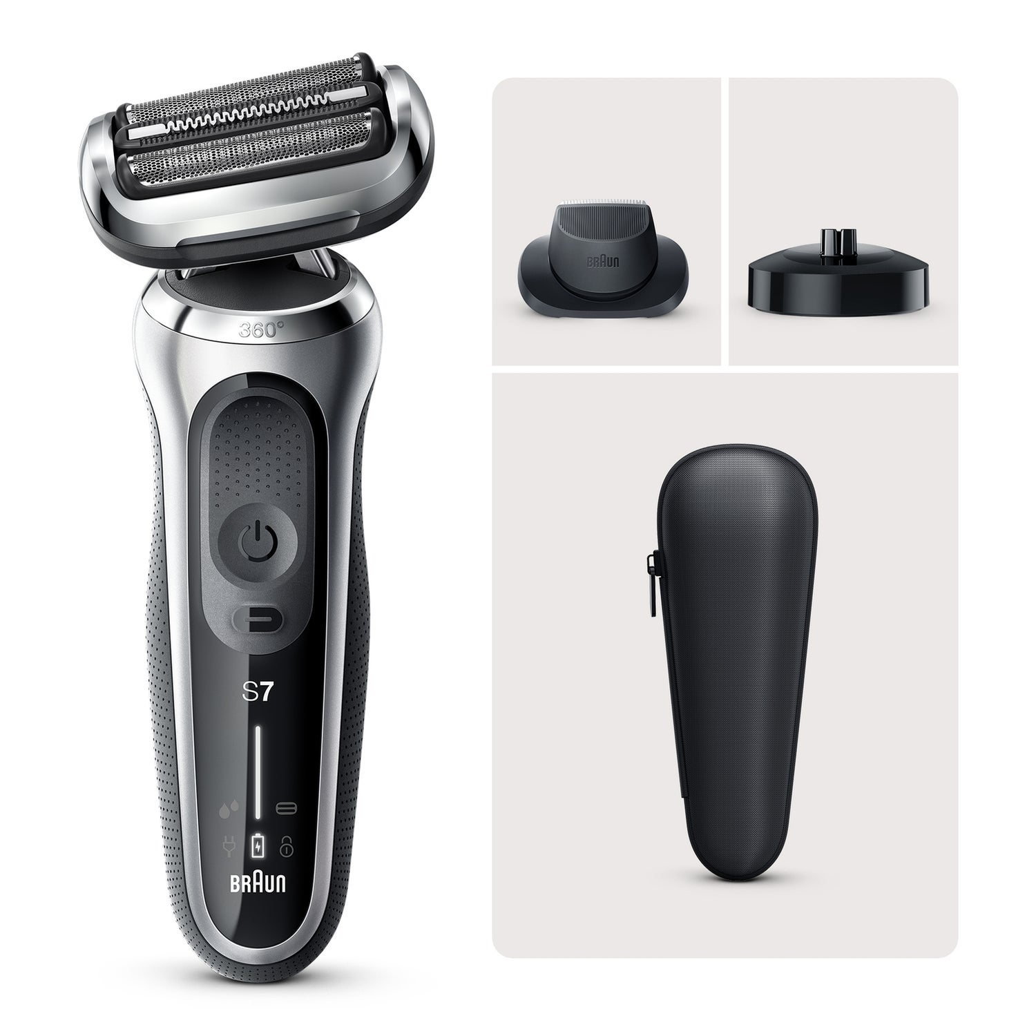 Braun Series 7 70-S4200cs Electric Shaver with Charging Stand