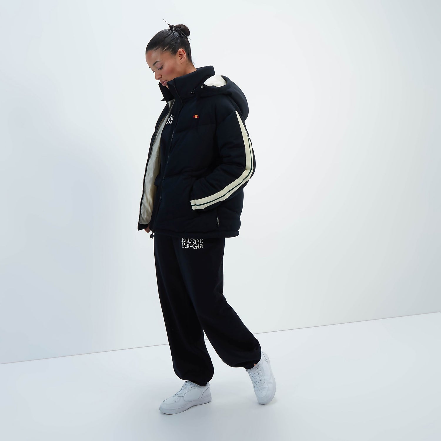 Women s Marialuisa Padded Jacket Black Ellesse