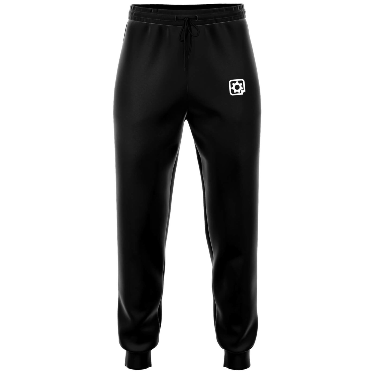 Gearbox Embroidery Icon Men's Joggers - Black