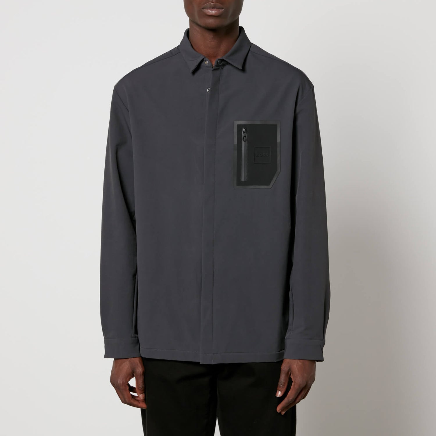 BOSS Green BUREL_X Long Sleeved Shell Overshirt - M