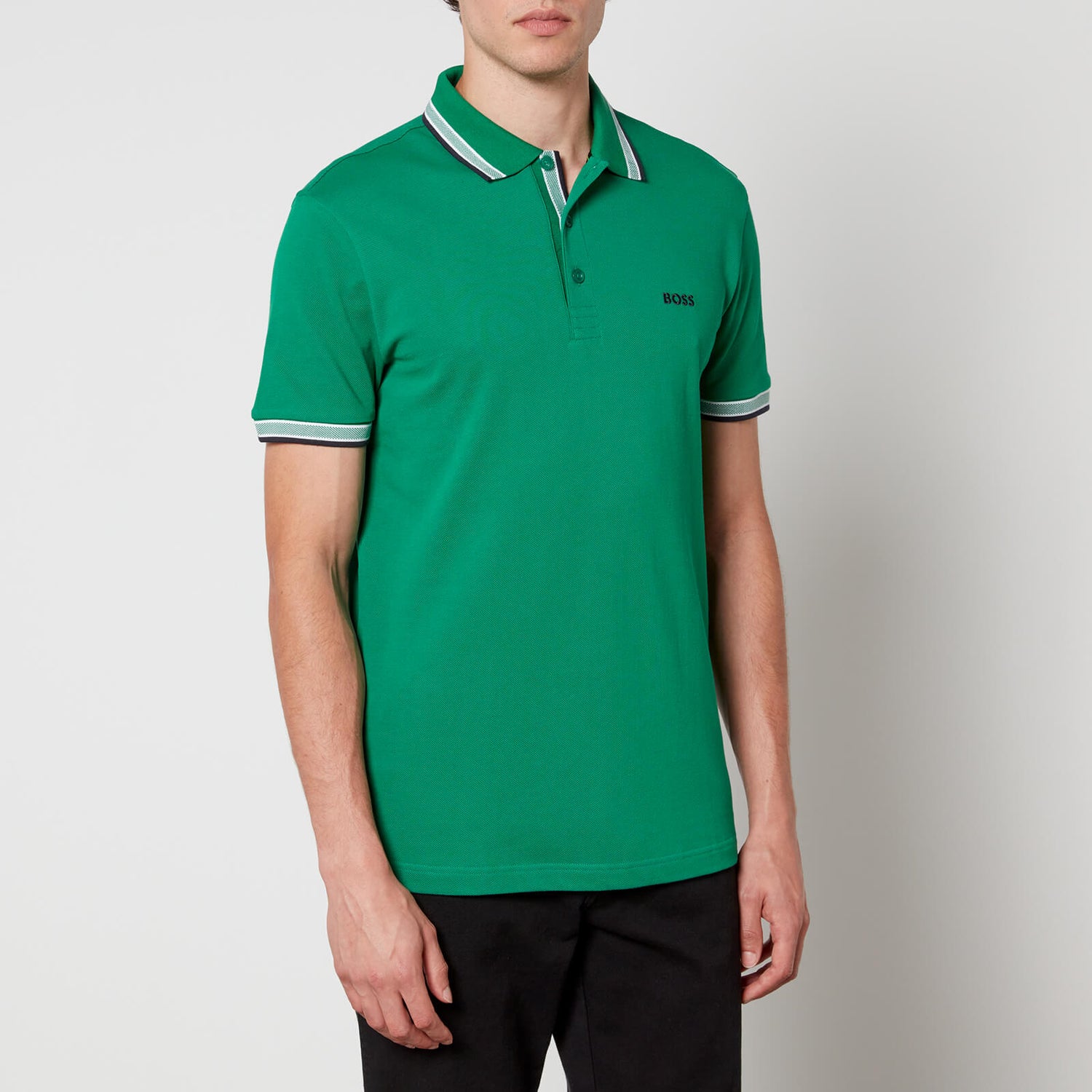 BOSS Green Paddy Cotton-Piqué Polo Shirt - S