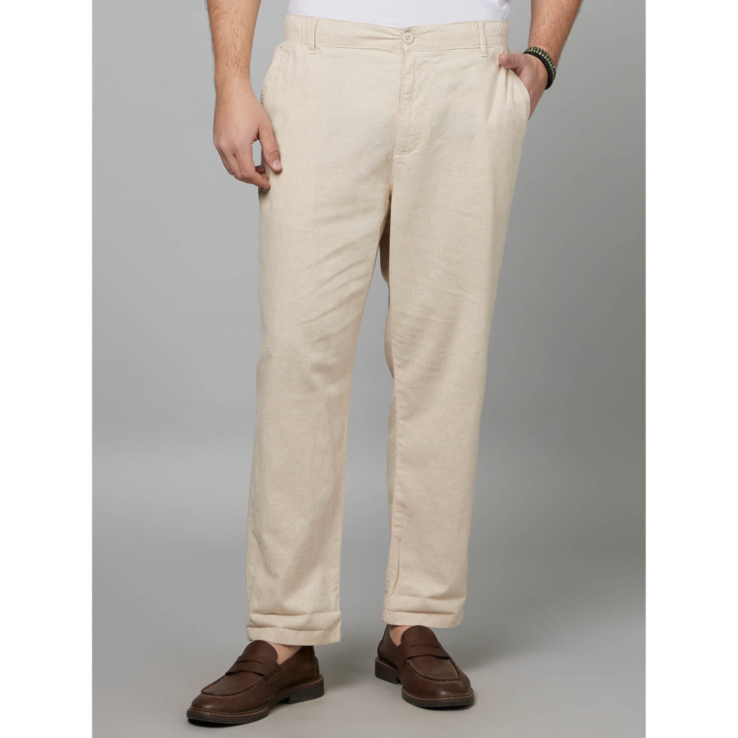 Celio linen trousers clearance