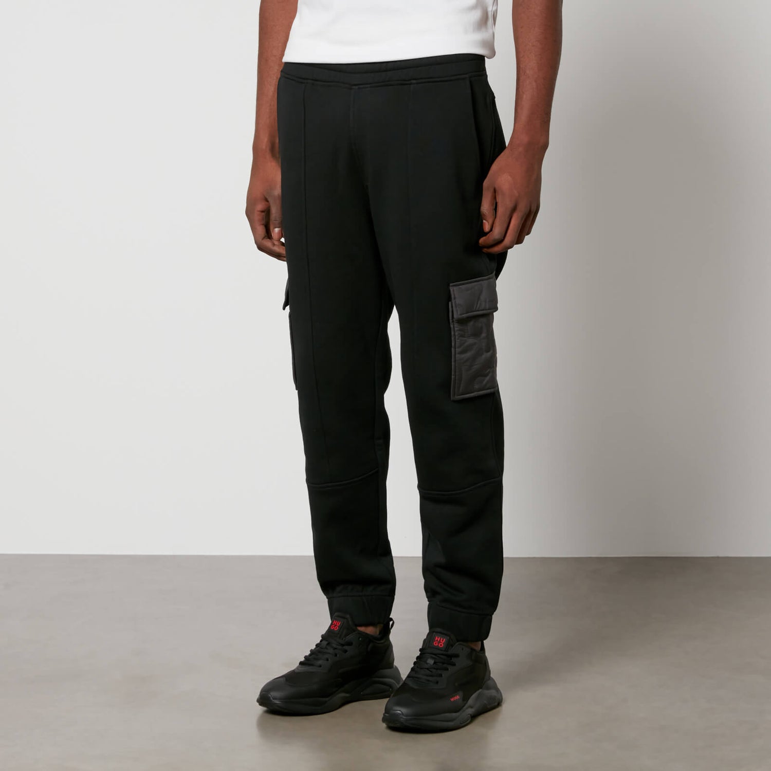 HUGO Dhallots Cotton-Blend Ponte Joggers
