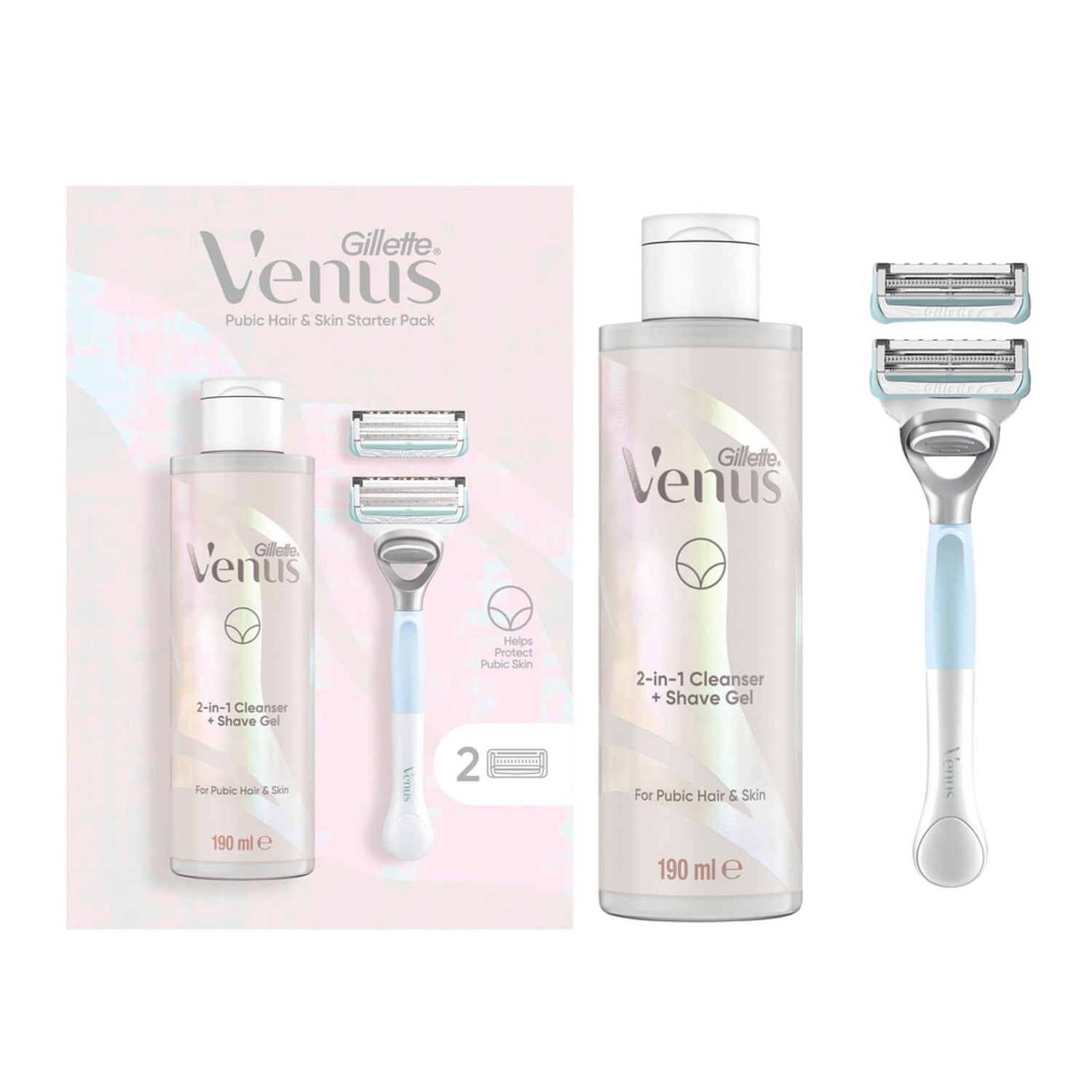 Venus Pubic Hair and Skin Starter Pack