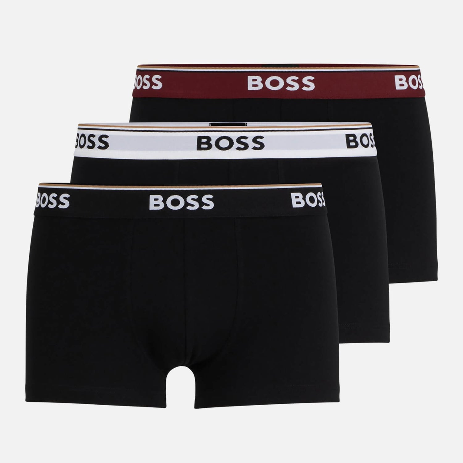 BOSS Bodywear Three-Pack Cotton-Blend Boxer Shorts