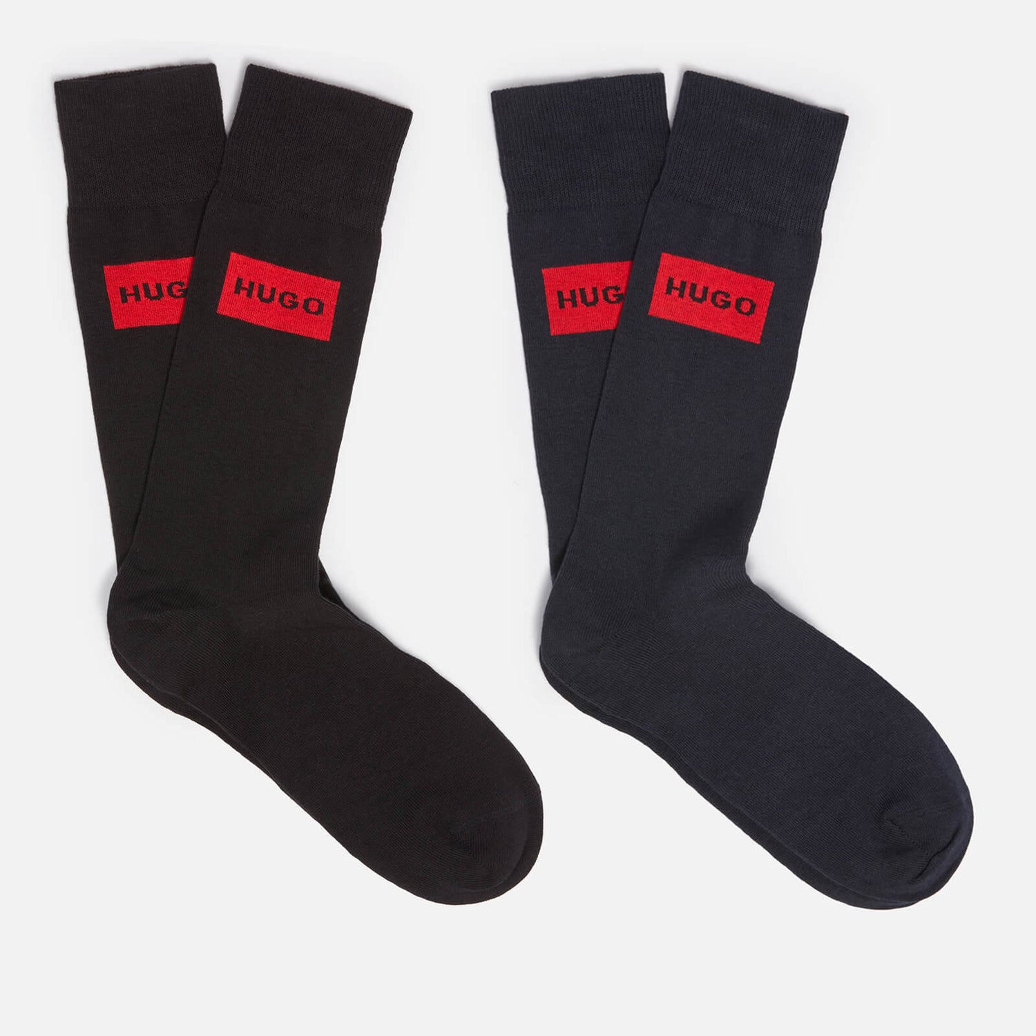 HUGO Bodywear Cotton-Blend Socks & Water Bottle Gift Set