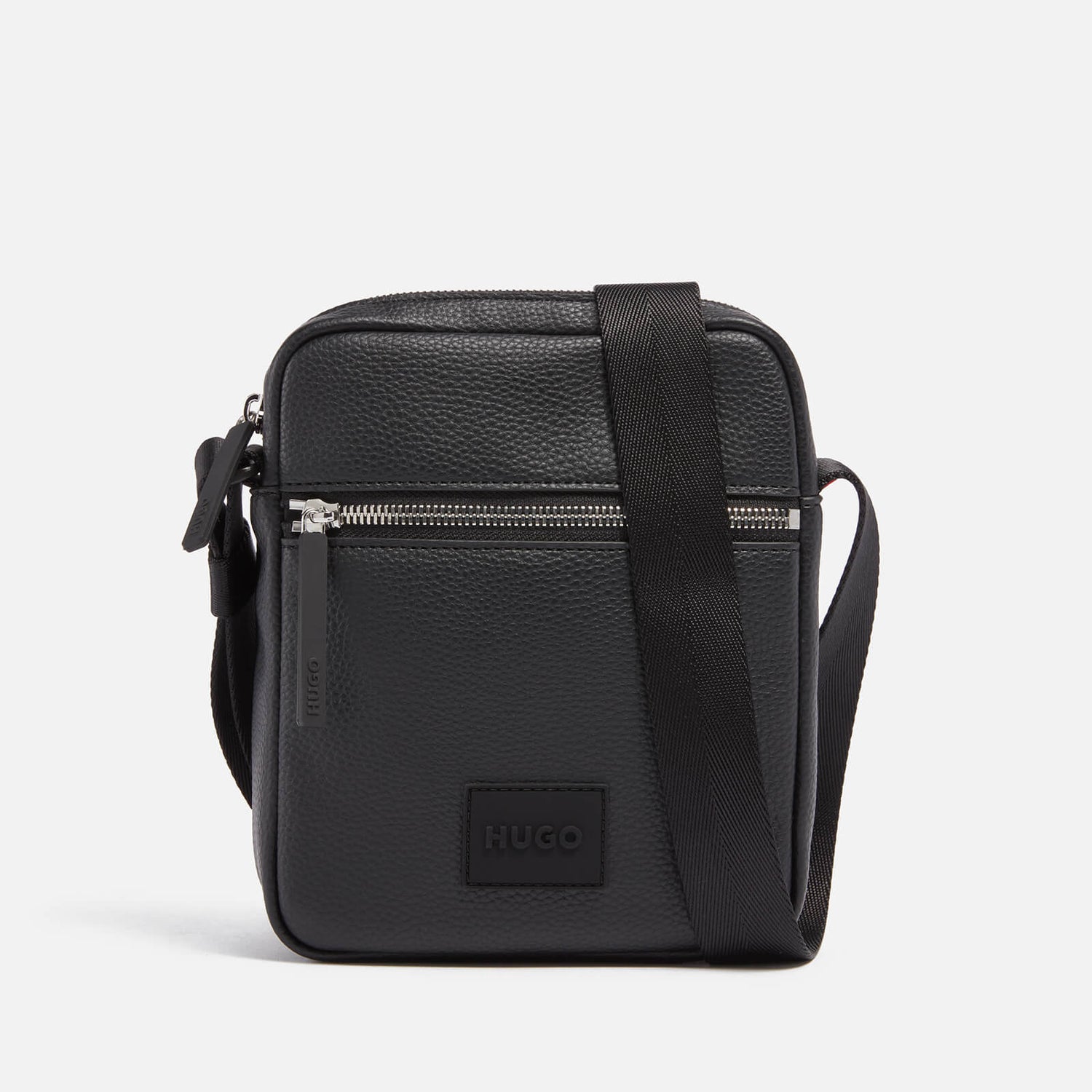HUGO Ethon Faux Leather Messenger Bag