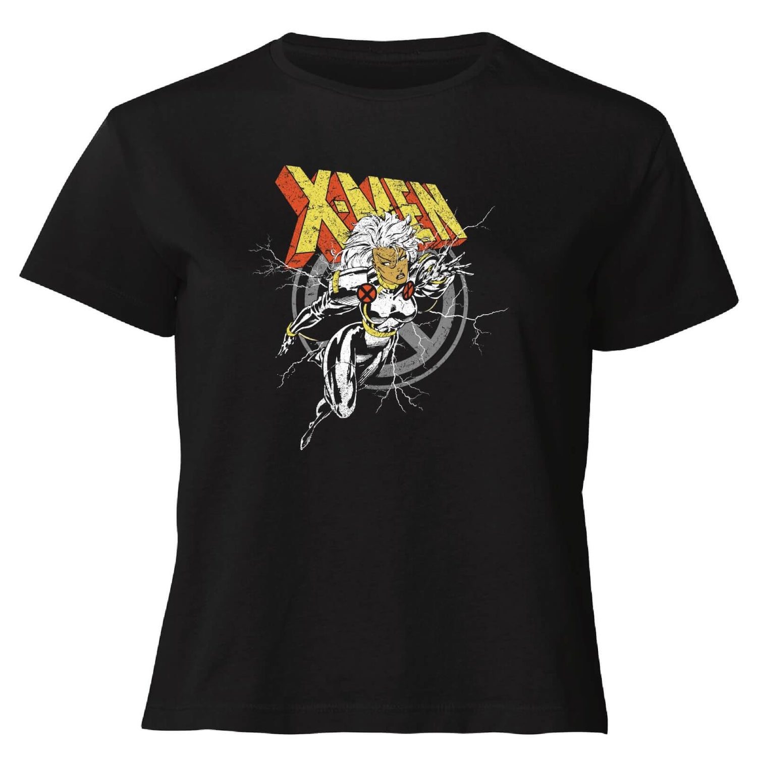 X-Men Storm Women's Cropped T-Shirt - Black