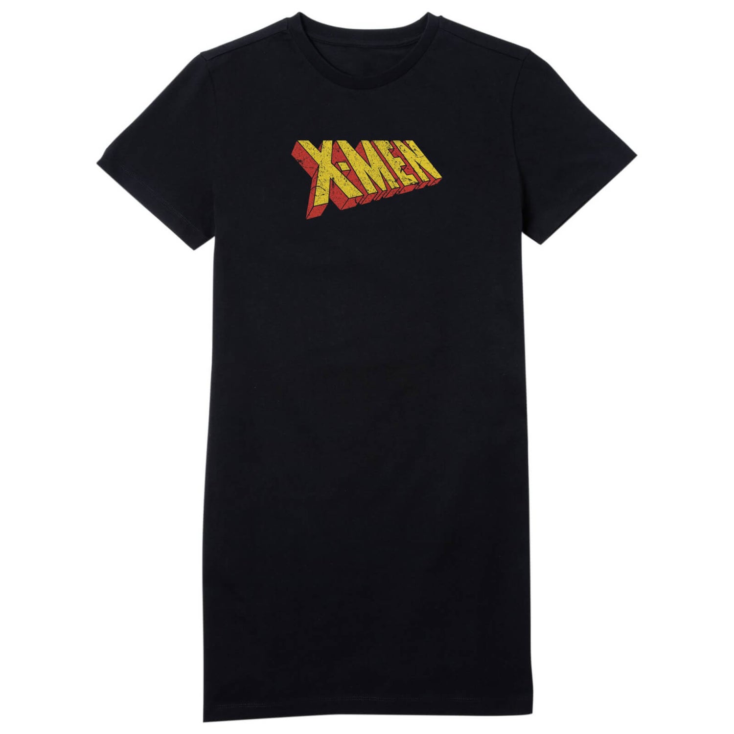 X-Men Retro Logo Women's T-Shirt Dress - Black