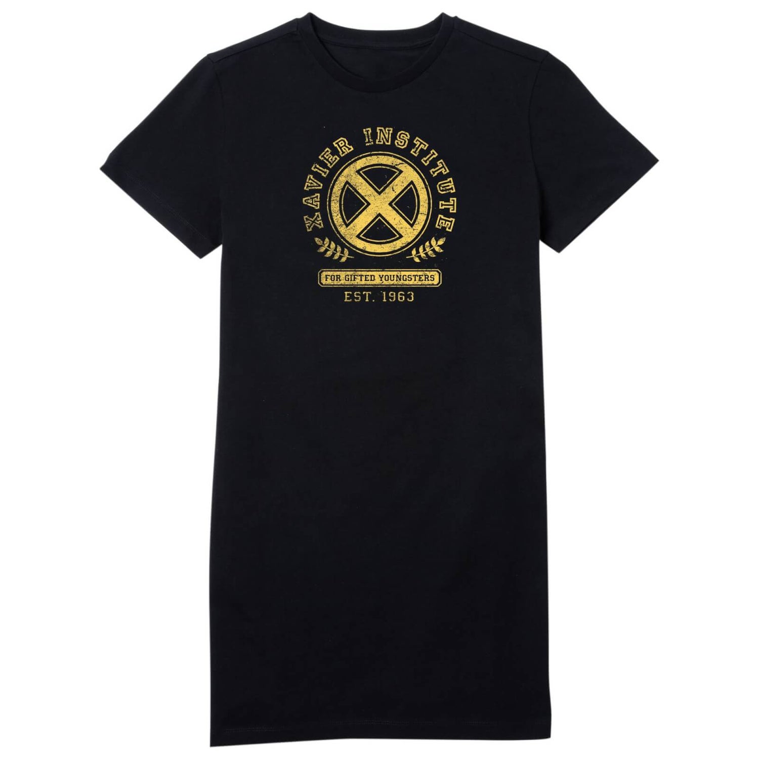 X-Men Xavier Institute For Gifted Youngsters Drk Women's T-Shirt Dress - Black