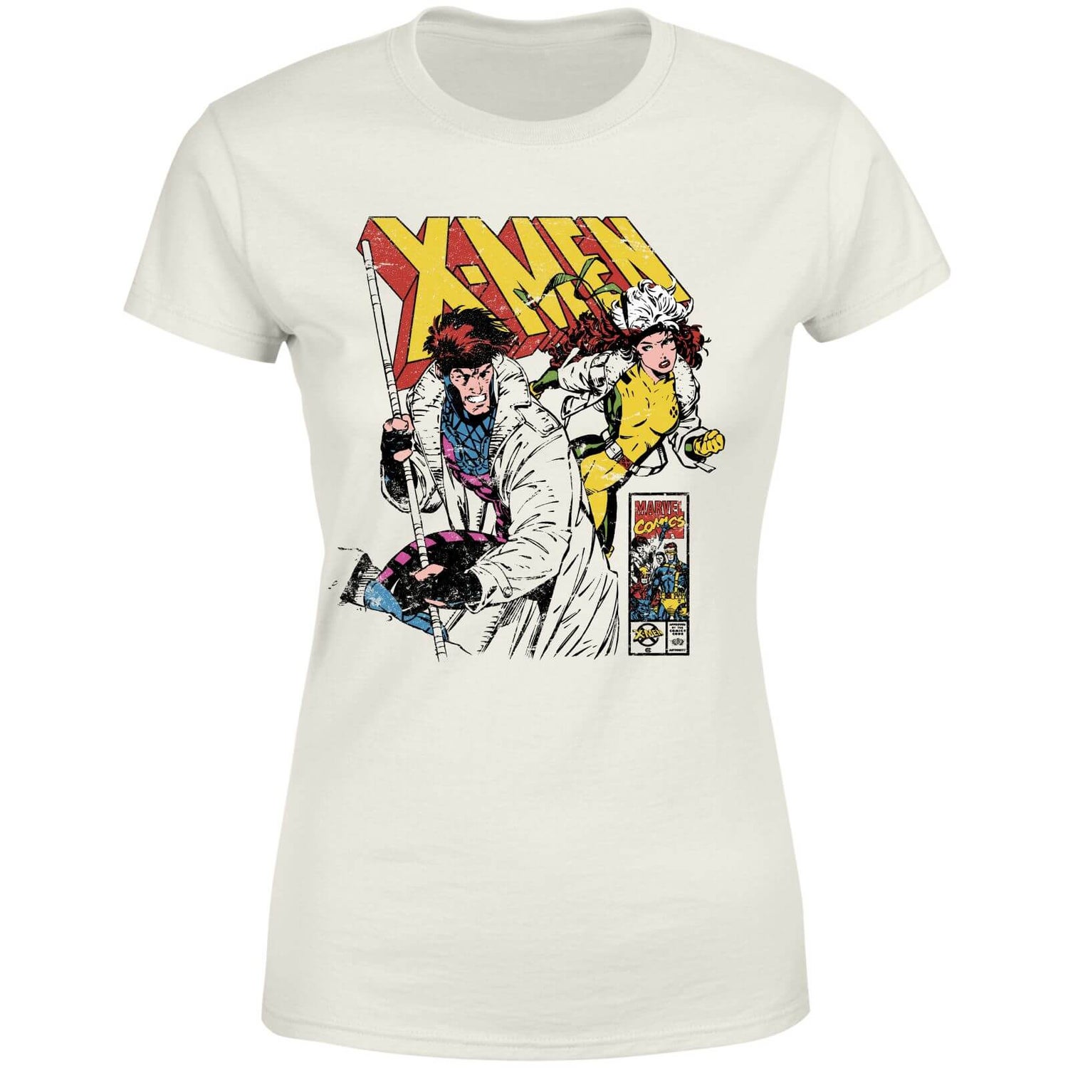X-Men Rogue And Gambit Women's T-Shirt - Cream