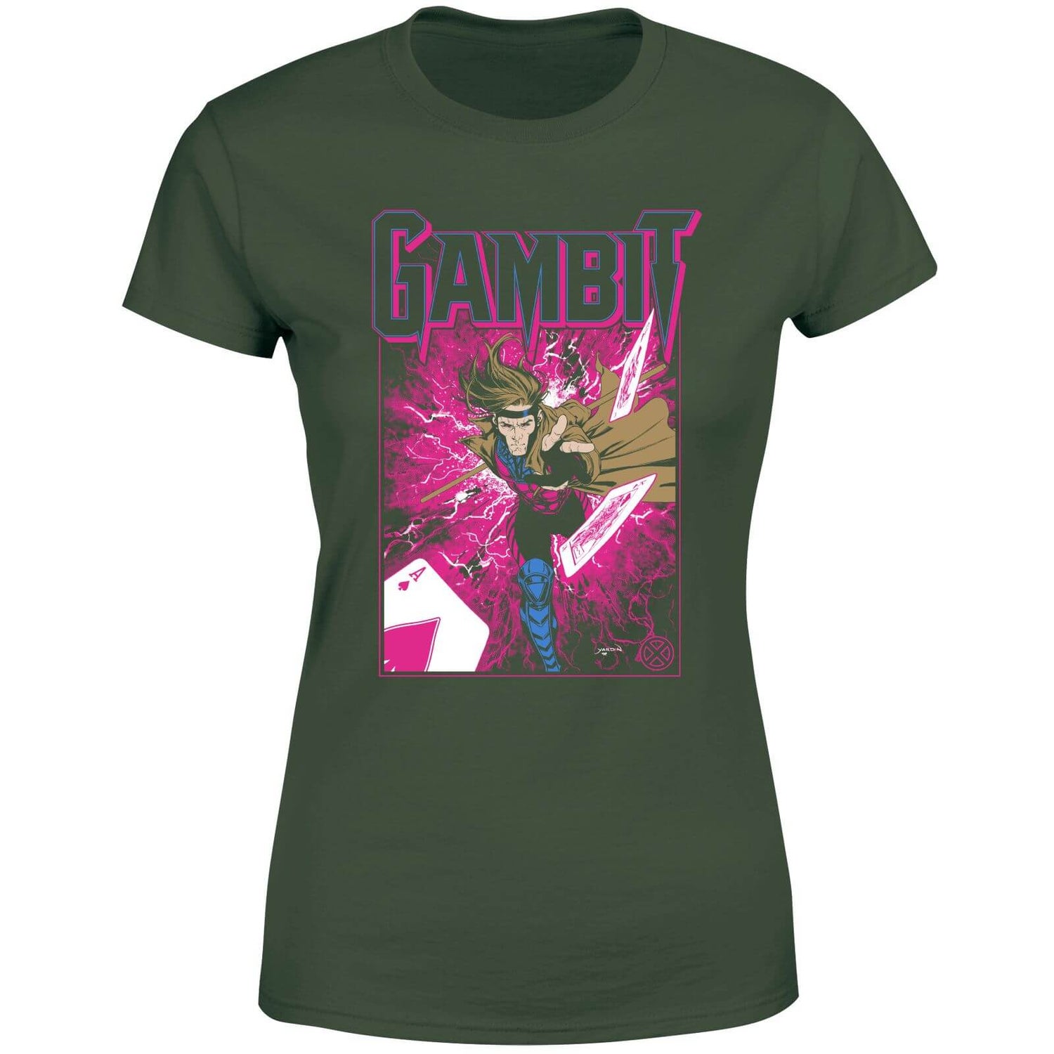 X-Men Gambit Women's T-Shirt - Green
