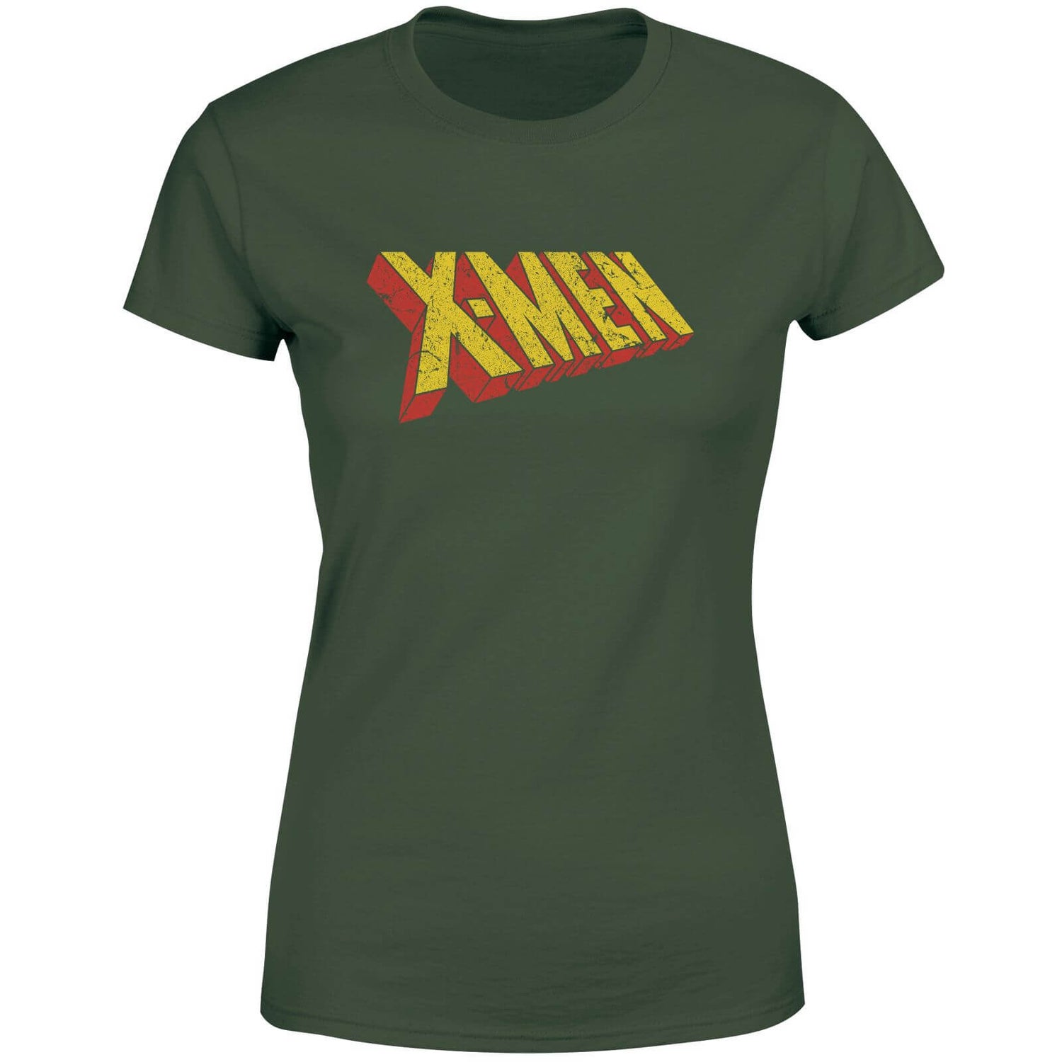 X-Men Retro Logo Women's T-Shirt - Green