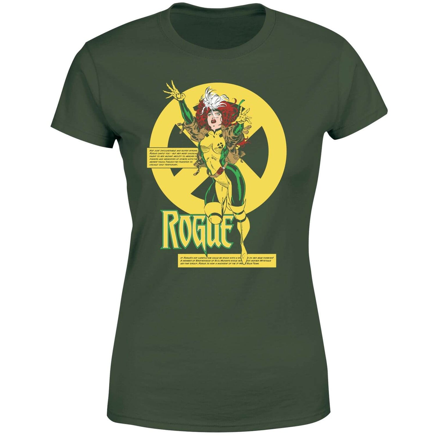 X-Men Rogue Bio Drk Women's T-Shirt - Green