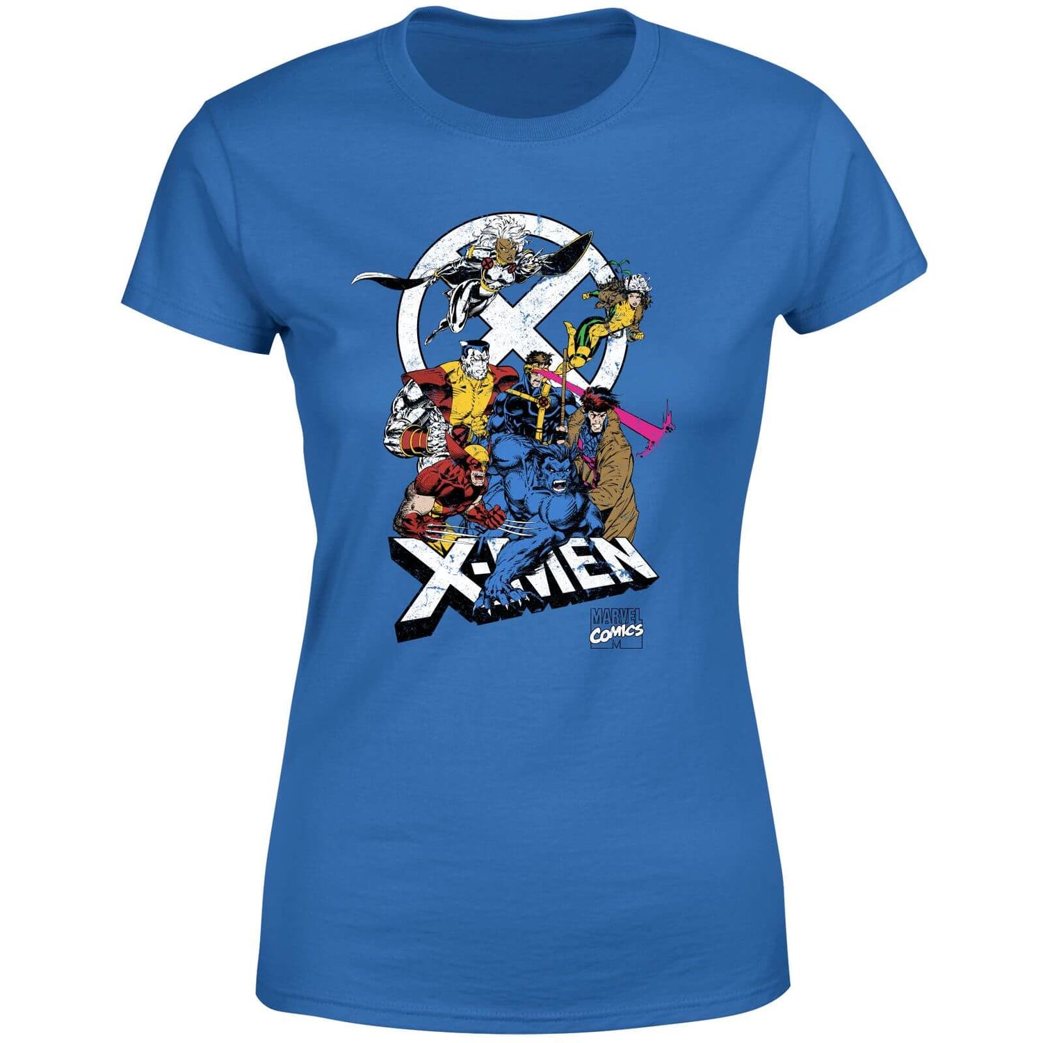 X-Men Super Team Women's T-Shirt - Blue
