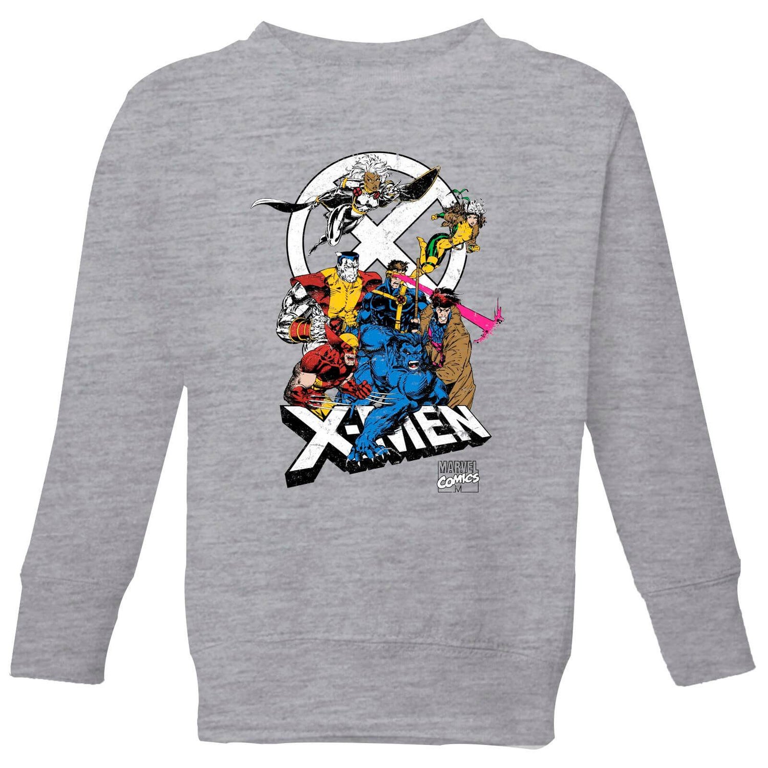 X-Men Super Team Kids' Sweatshirt - Grey