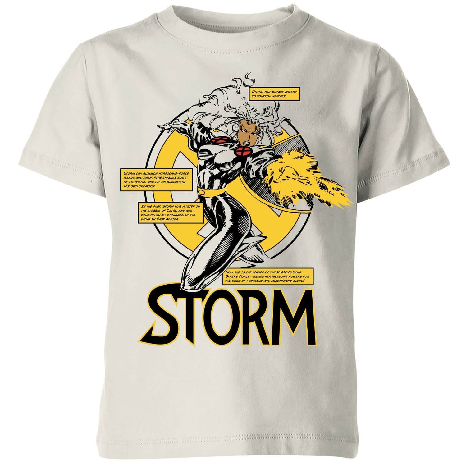 X-Men Storm Bio Kids' T-Shirt - Cream