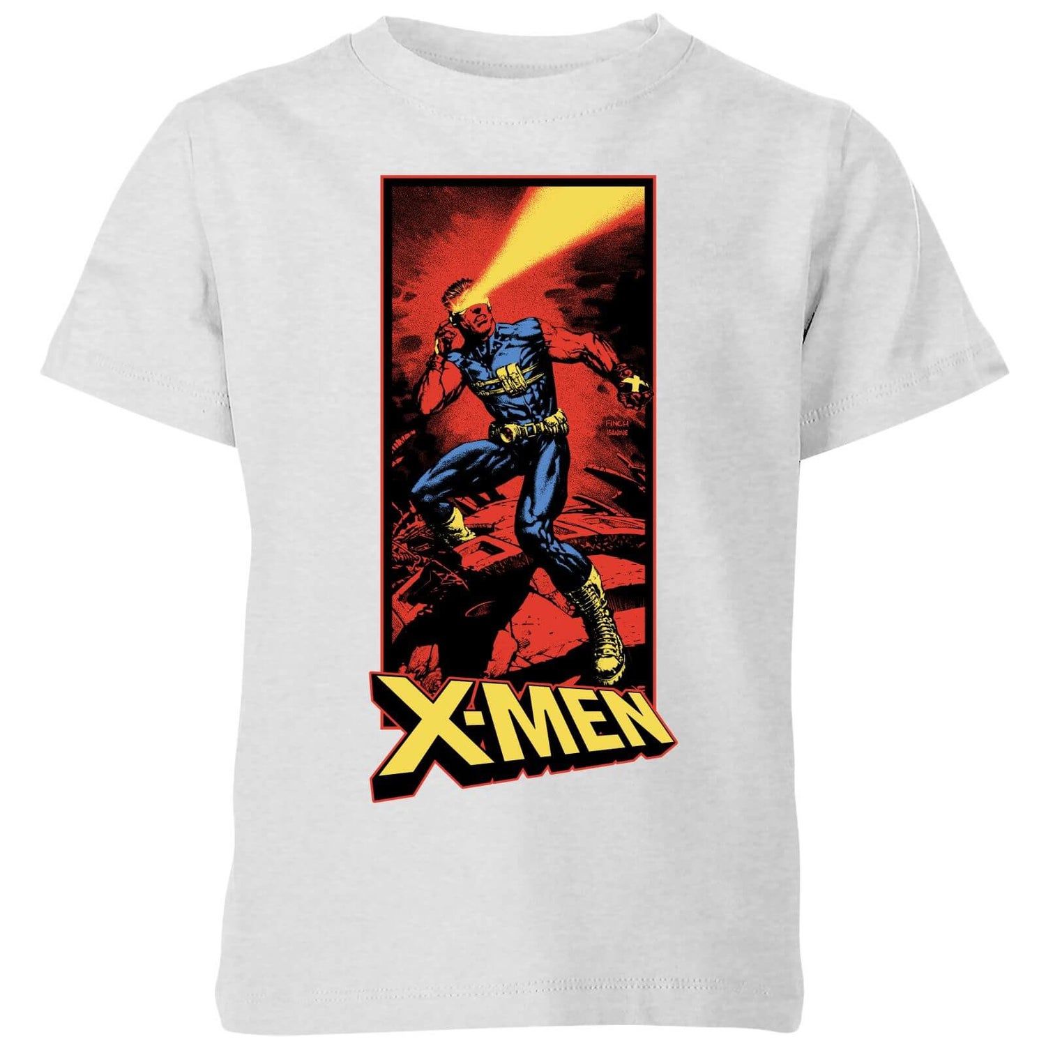 X-Men Cyclops Energy Beam Kids' T-Shirt - Grey