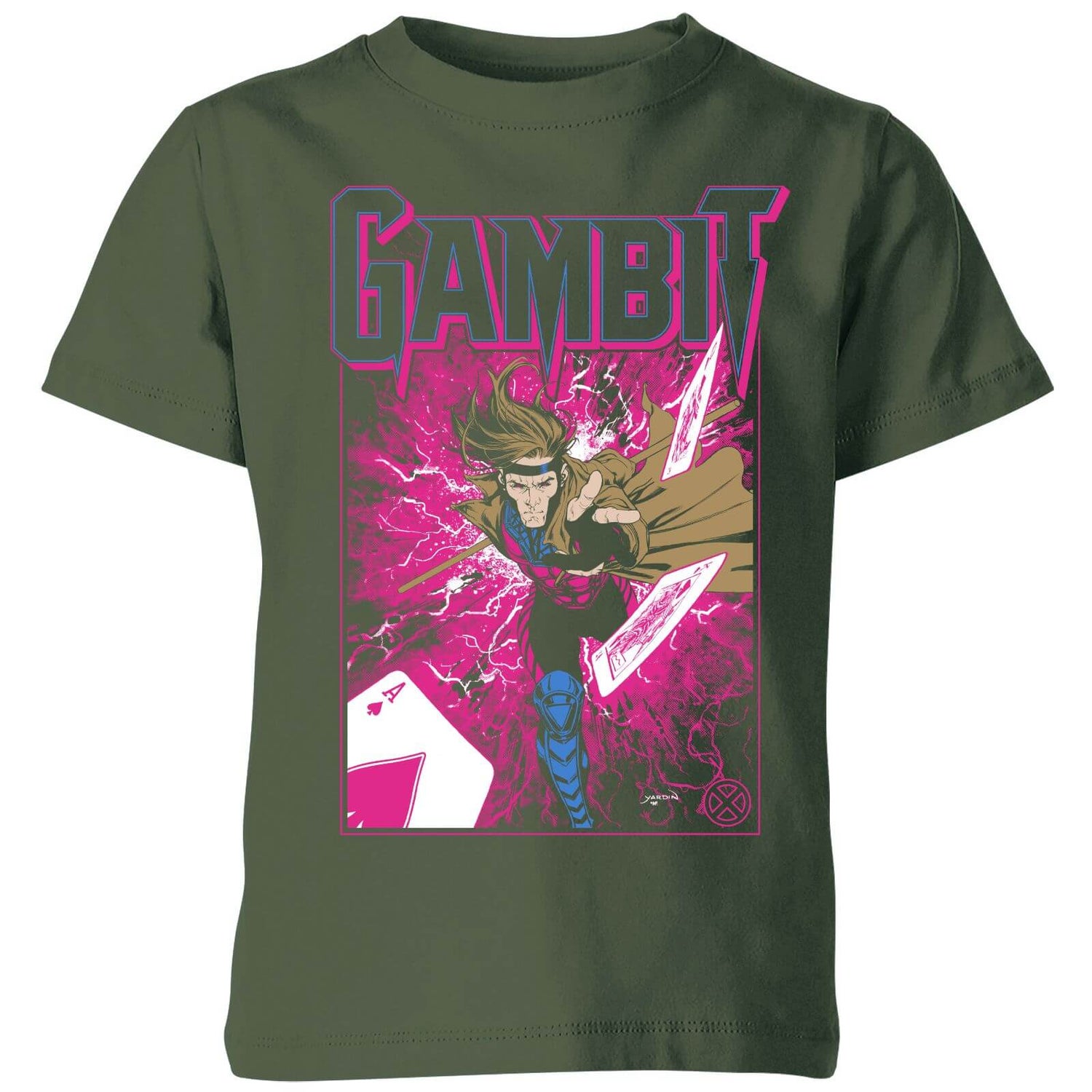 X-Men Gambit Kids' T-Shirt - Green