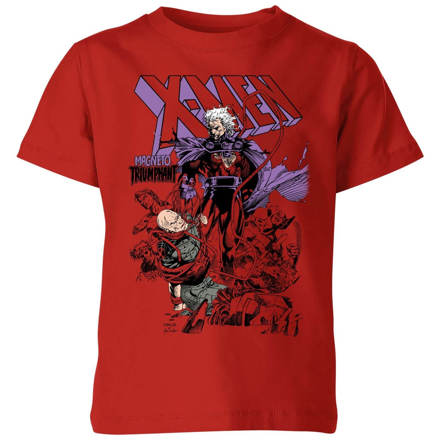 X-Men Magneto Triumphant  Kids' T-Shirt - Red