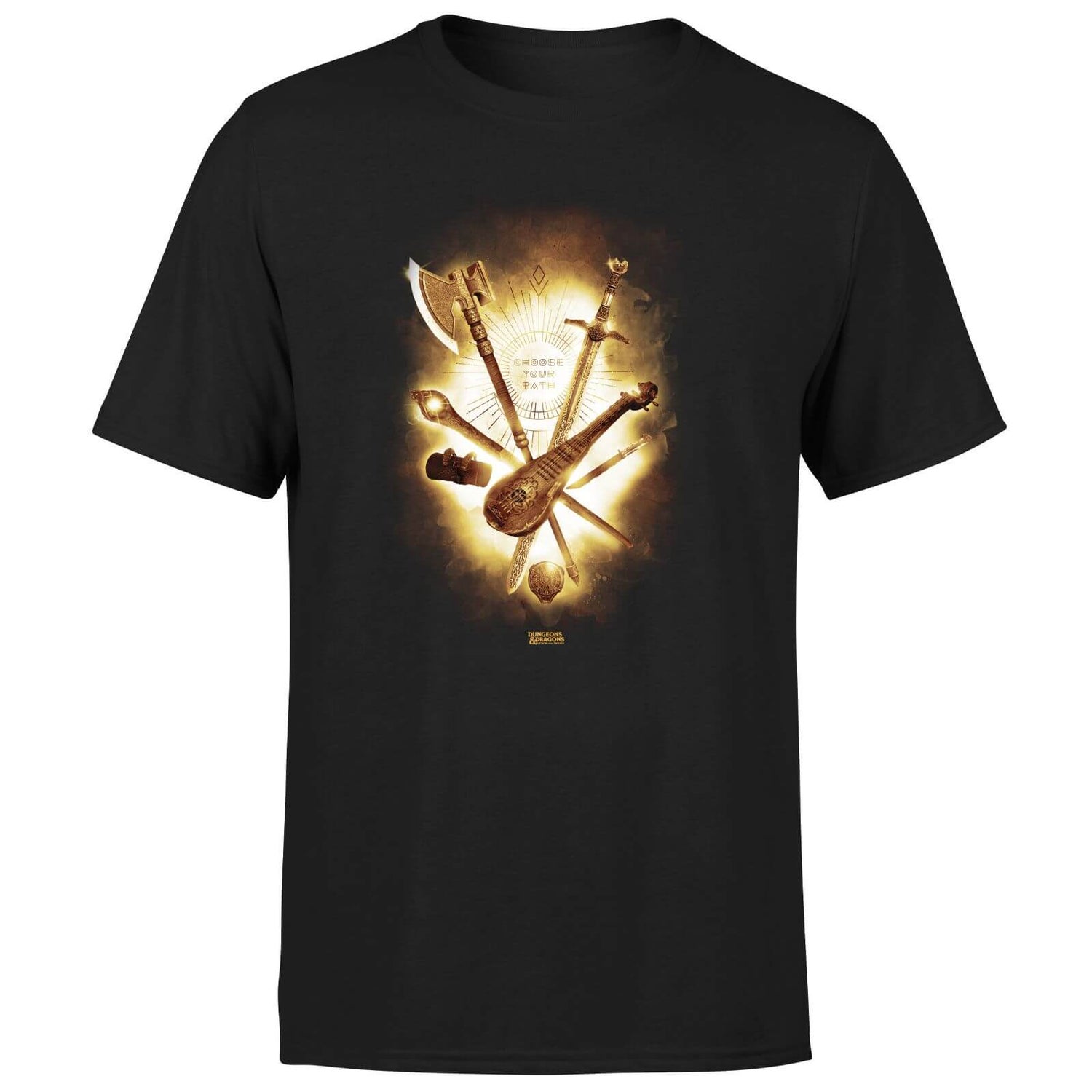 Dungeons & Dragons Choose Your Path Men's T-Shirt - Black