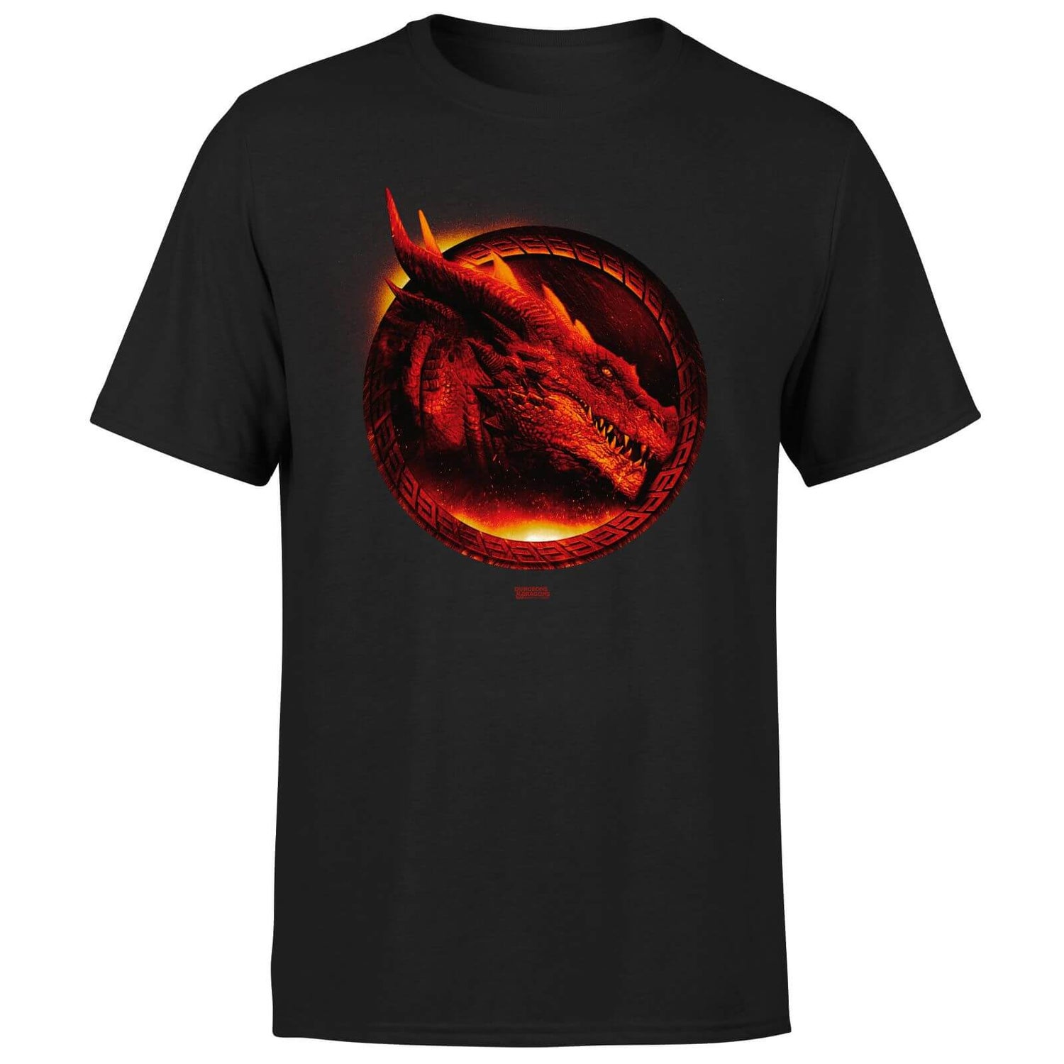 Dungeons & Dragons Dragon Fire Men's T-Shirt - Black