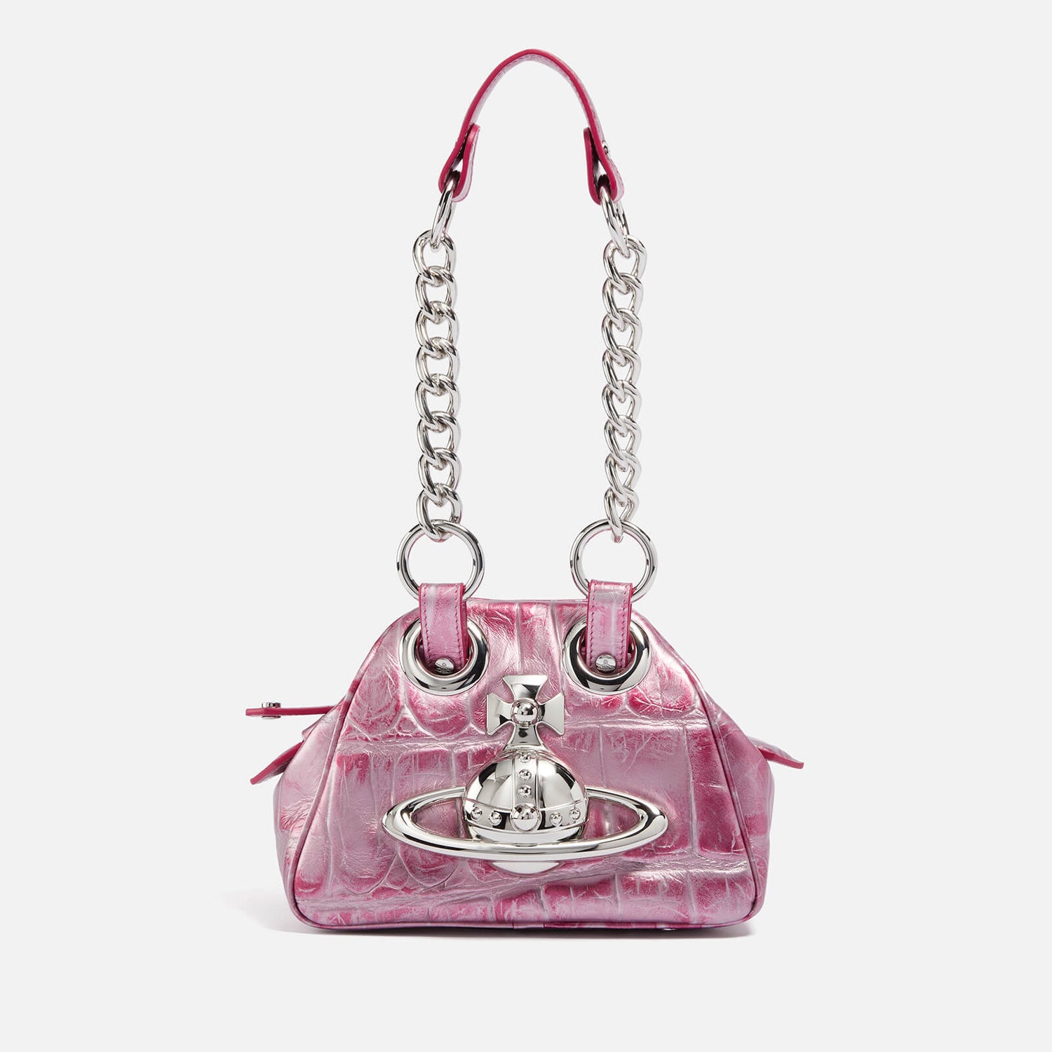 Vivienne Westwood Embossed Archive Orb Leather Bag