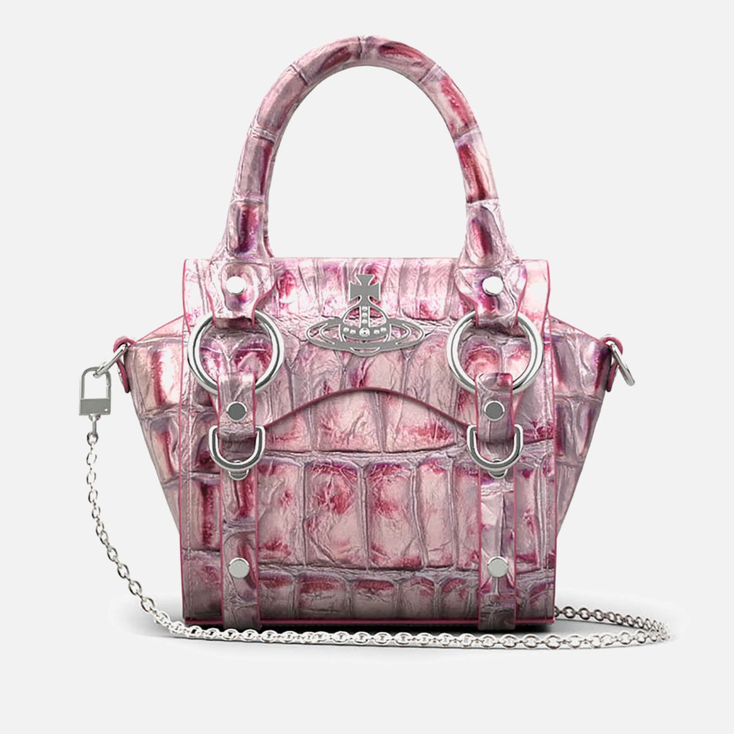 Vivienne Westwood Betty T-Rex Embossed Leather Bag