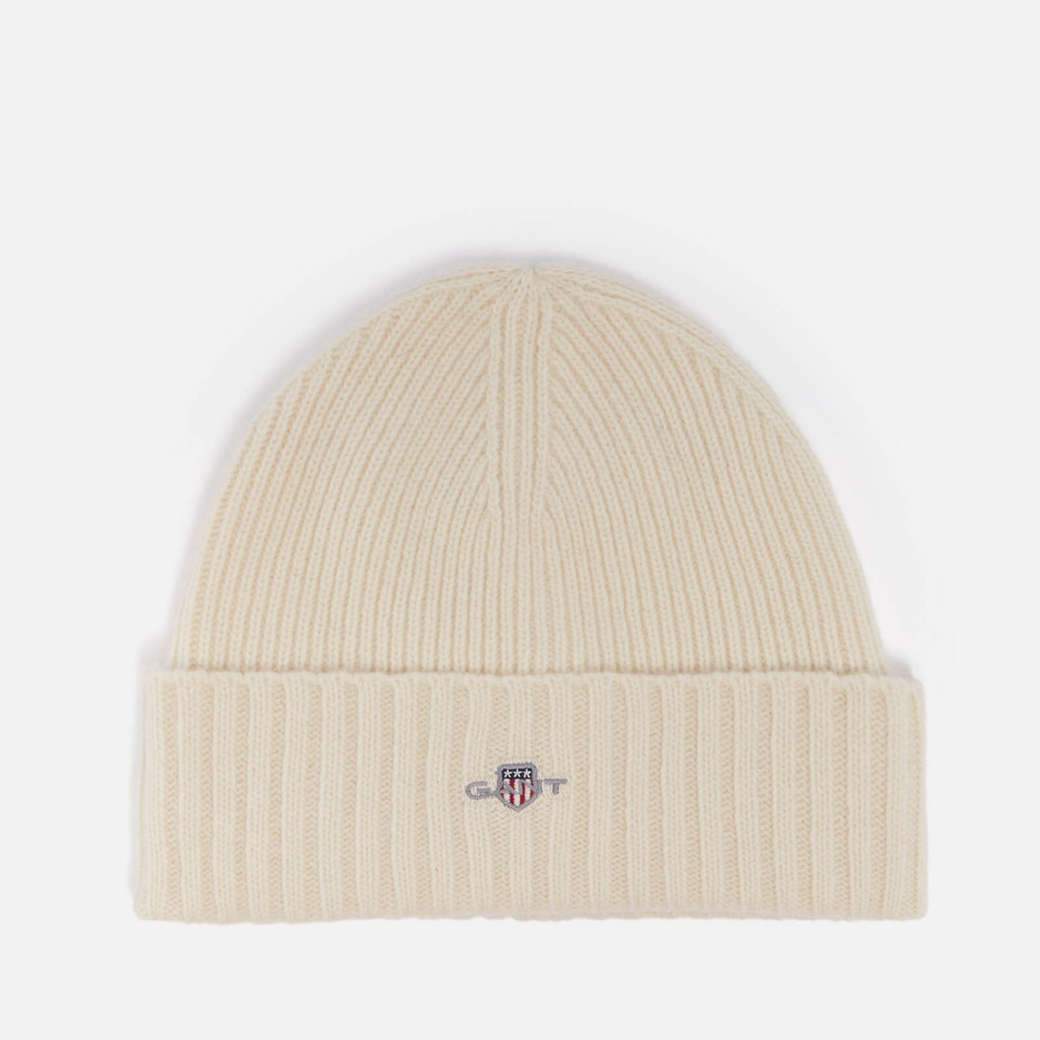 GANT Shield Ribbed Wool-Blend Beanie