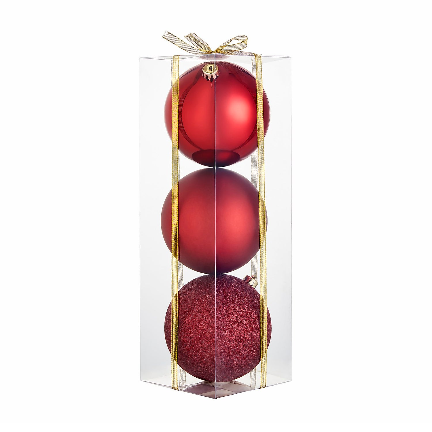Oversized shatterproof christmas ball ornaments