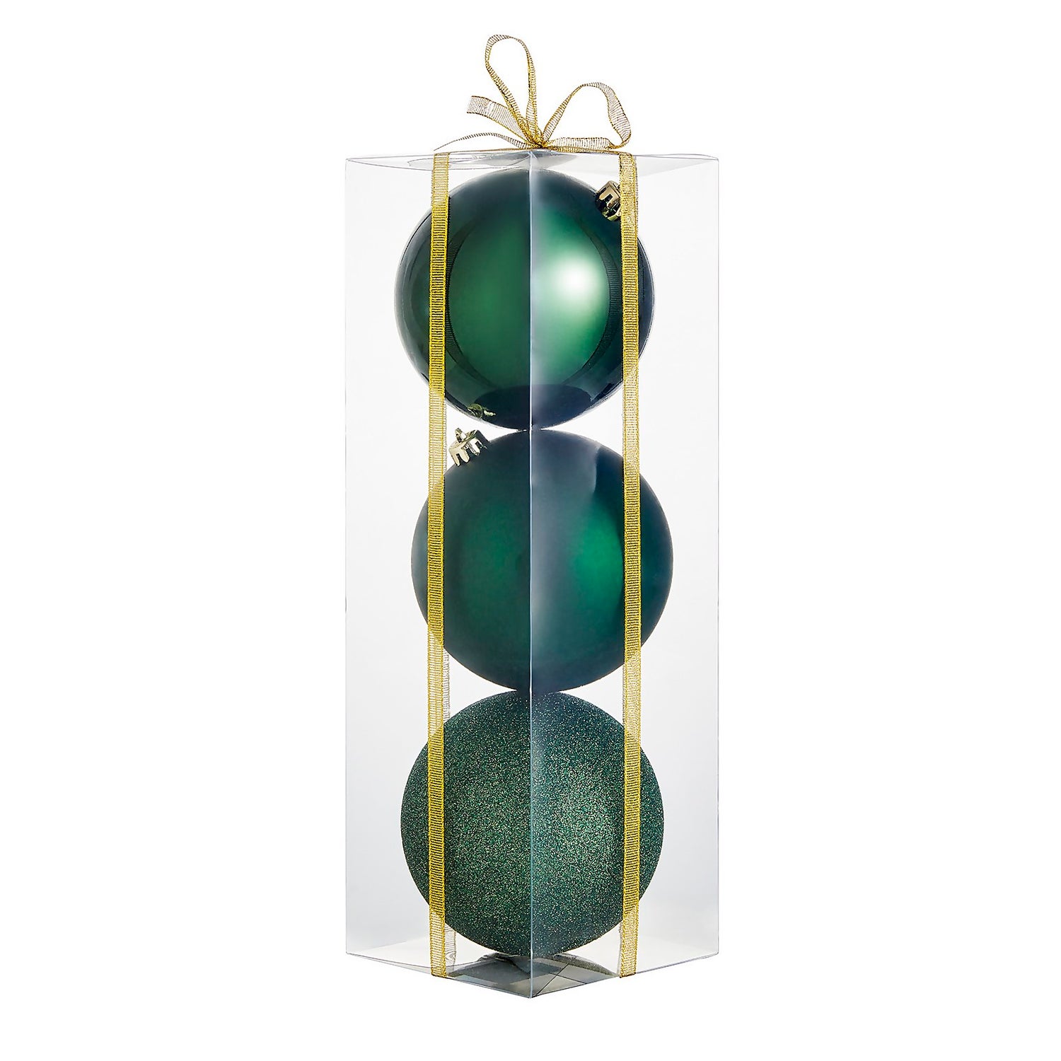 Large dark green christmas ornaments Clearance