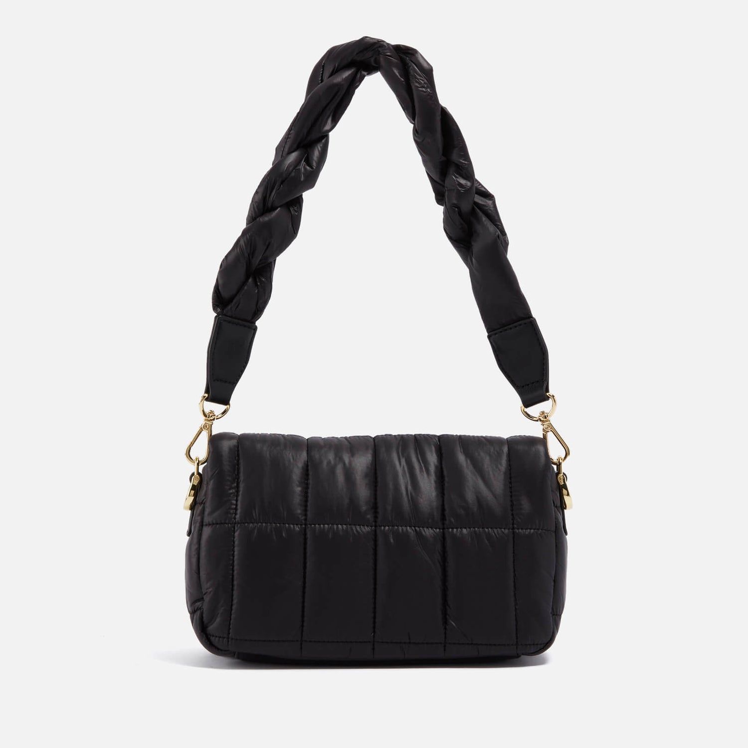 Love Moschino Thin Air Shell and Faux Leather Shoulder Bag 1
