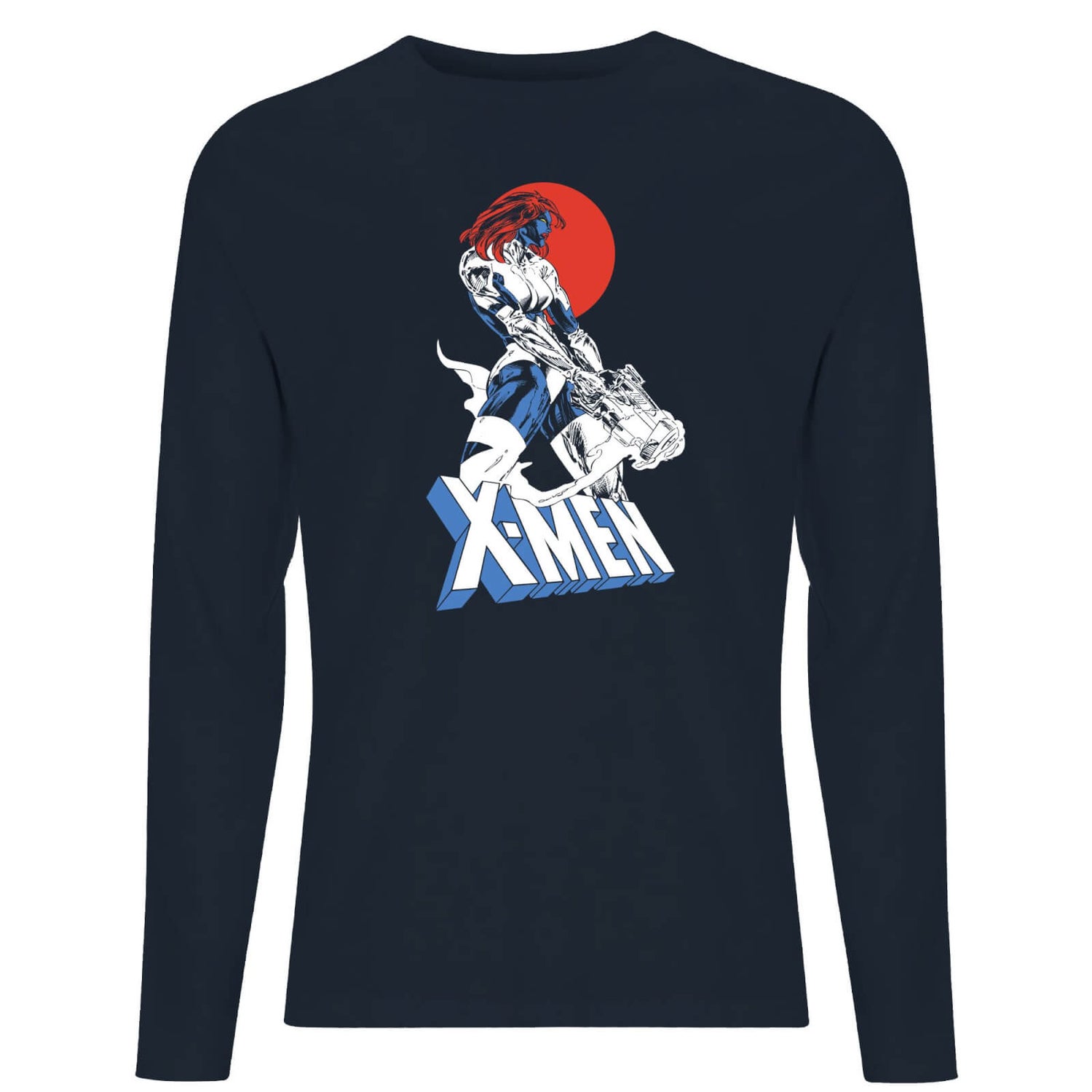 X-Men Mystique Long Sleeve T-Shirt - Navy