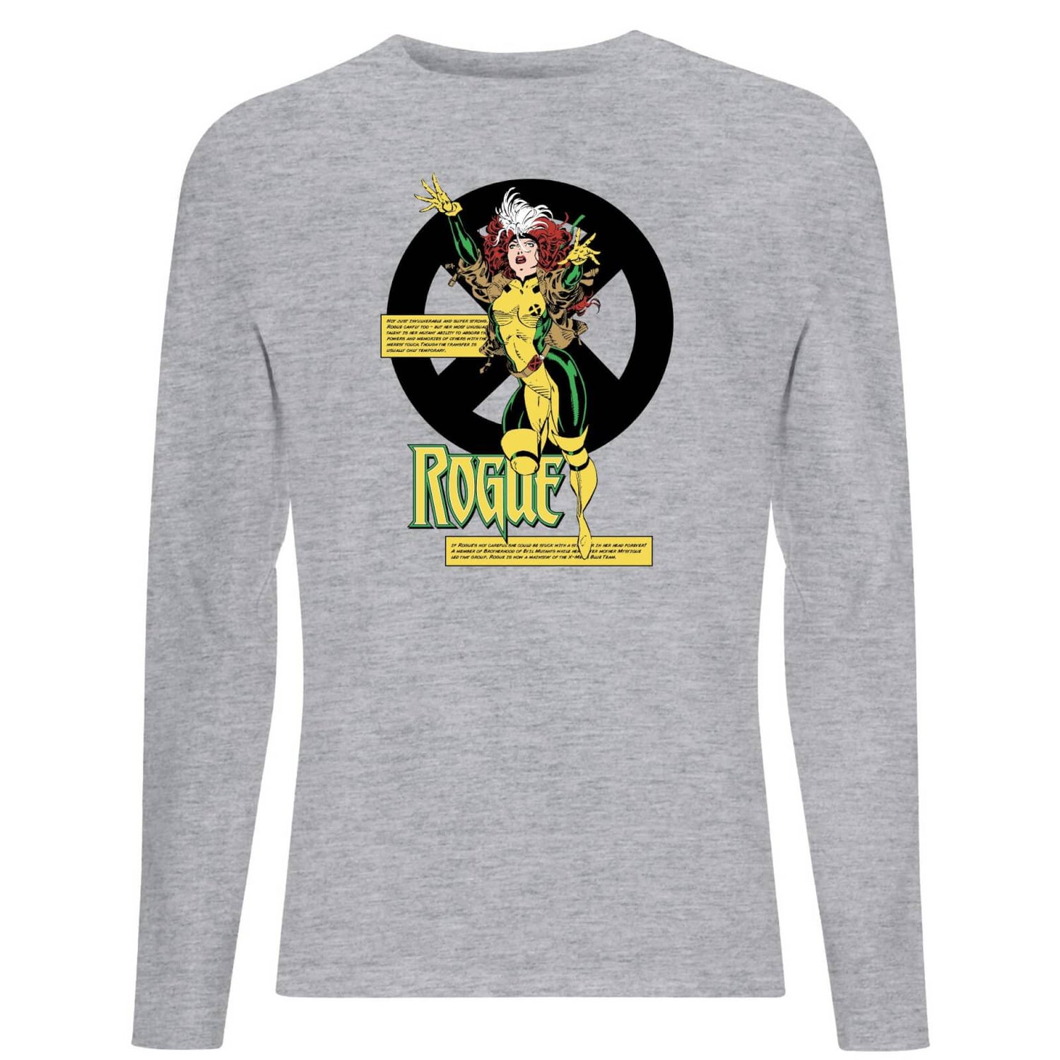 X-Men Rogue Bio Long Sleeve T-Shirt - Grey