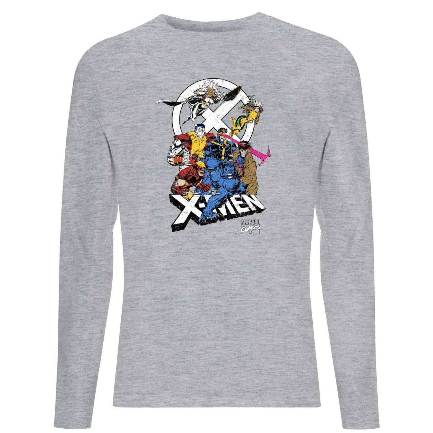 X-Men Super Team Long Sleeve T-Shirt - Grey
