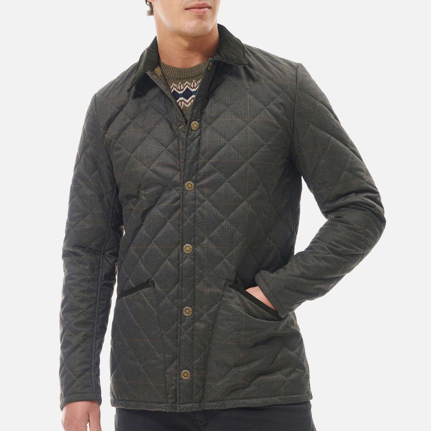 Barbour Heritage Liddesdale Quilted Shell Jacket - L