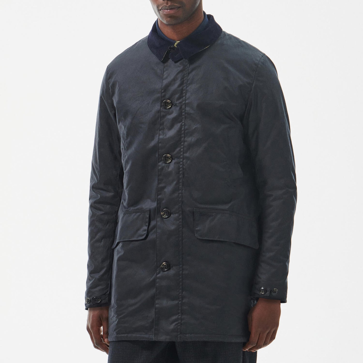 Barbour Heritage Waxed-Cotton Mac Coat
