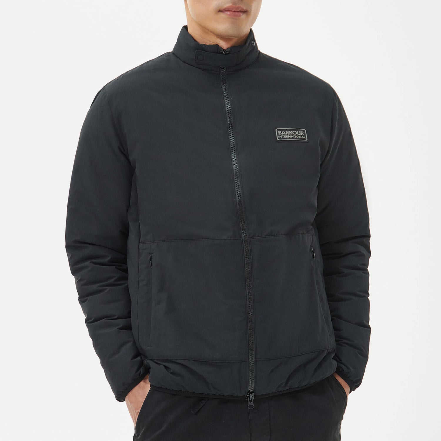 Barbour International Station Quilted Shell Jacket - M