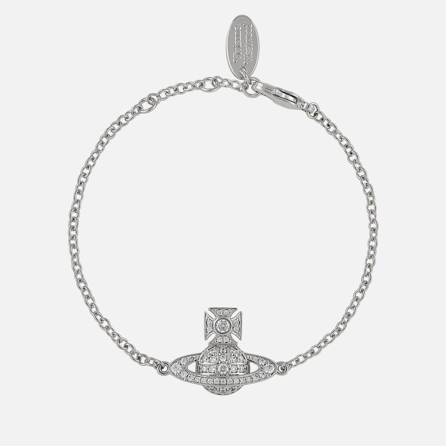 Vivienne Westwood Carmela Bas Relief Silver-Tone Bracelet