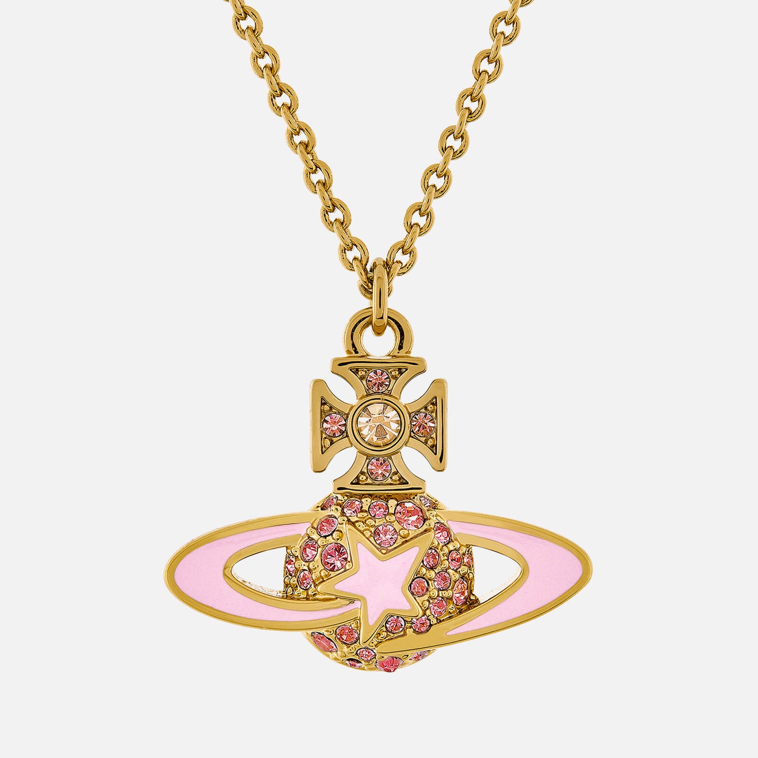 Vivienne Westwood Darlene Gold-Tone and Crystal Necklace