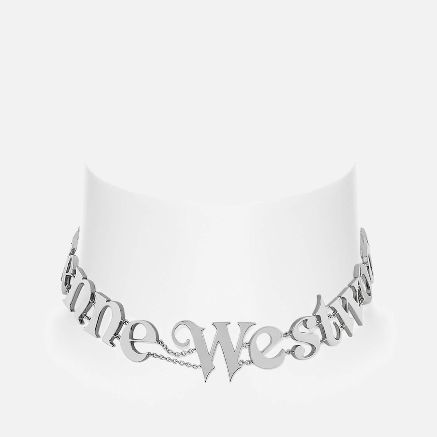 Vivienne Westwood Raimunda Silver-Tone Choker Necklace