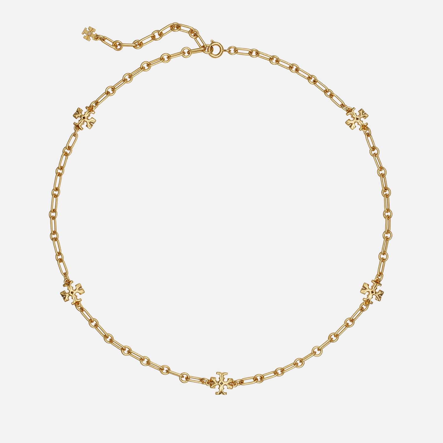 Tory Burch Thin Roxanne Gold-Tone Chain Necklace
